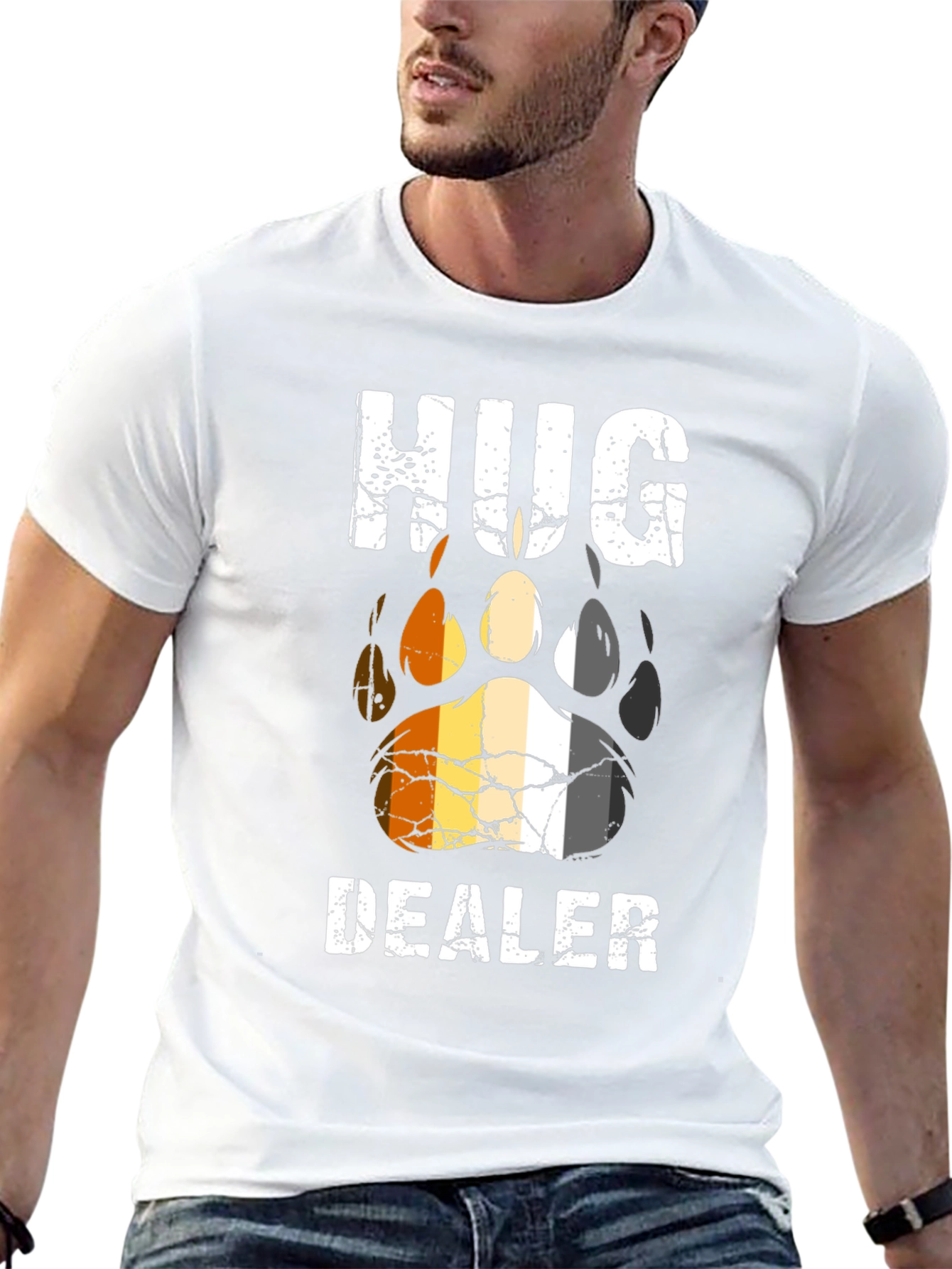 Hug Dealer Bear Paw T-Shirt