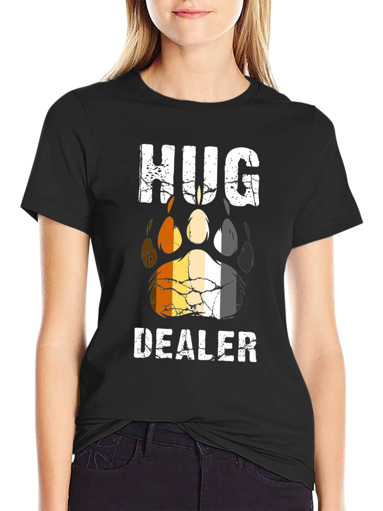 Hug Dealer Bear Paw T-Shirt