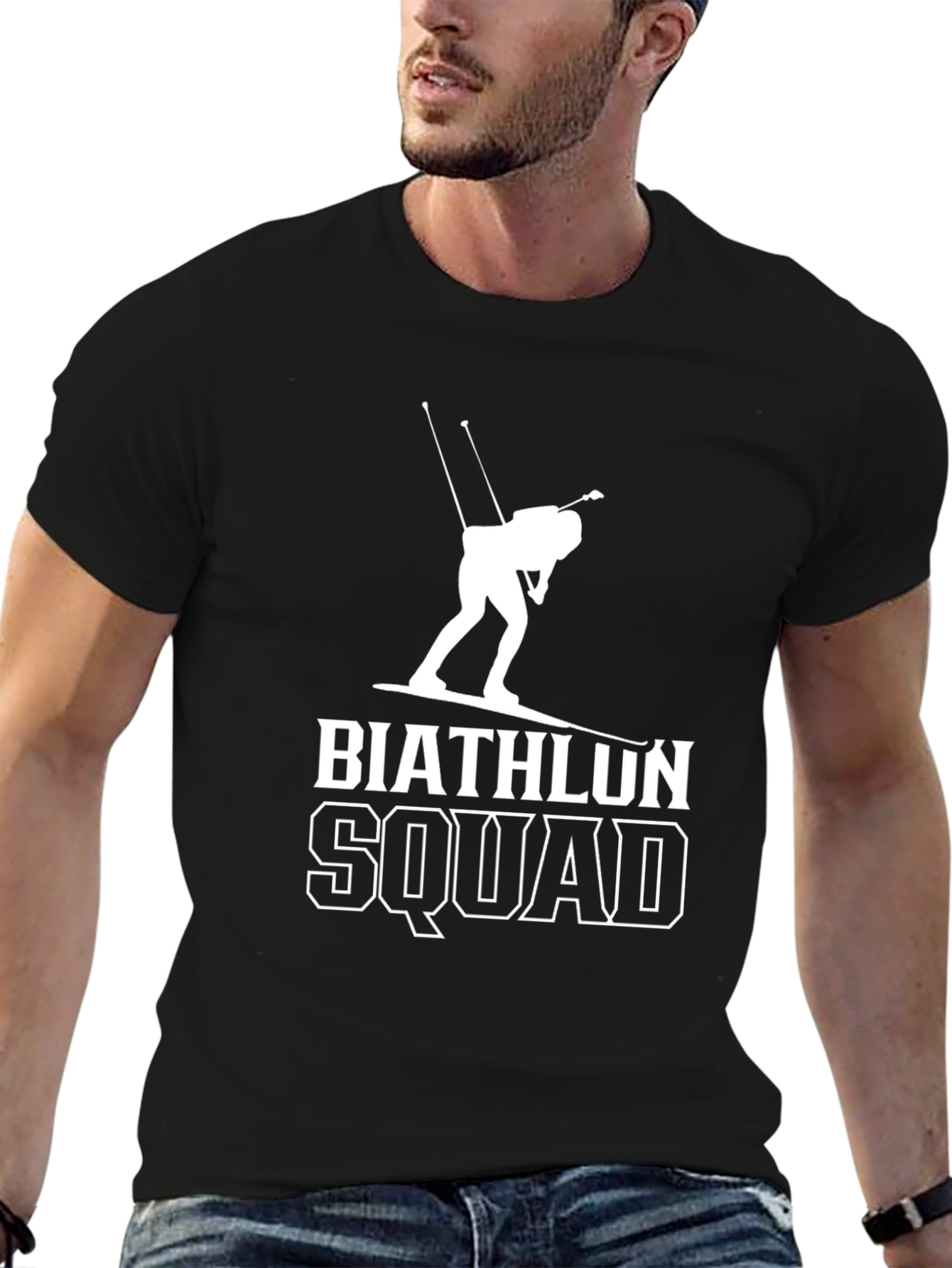 Biathlon Squad Graphic Tee - Athletic Style