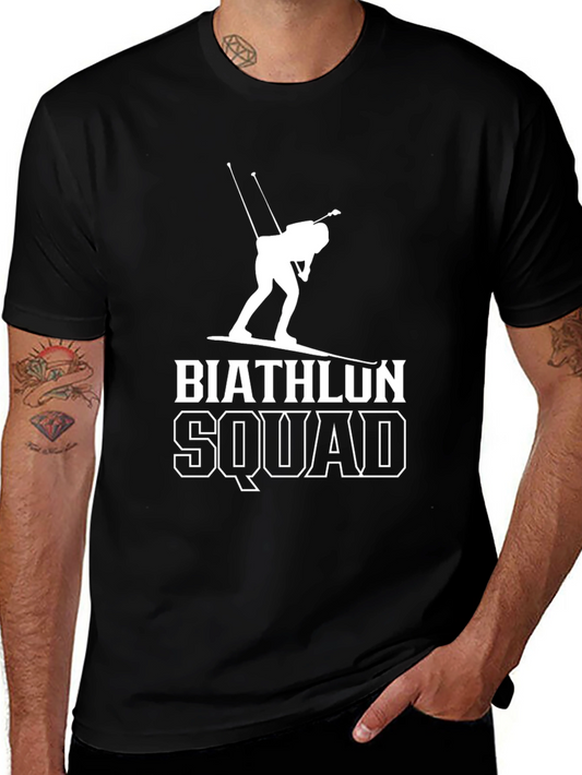 Biathlon Squad Graphic Tee - Athletic Style