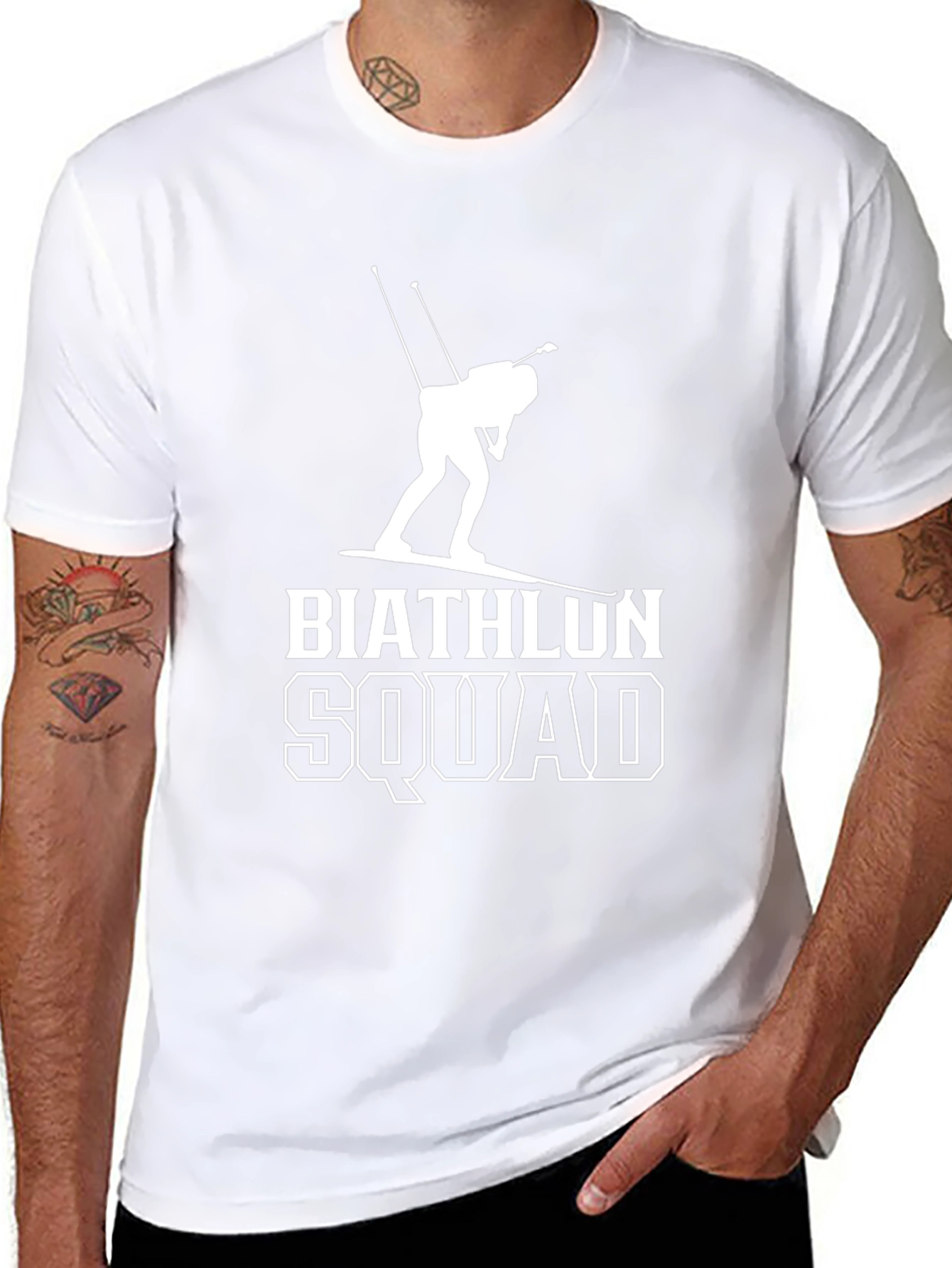 Biathlon Squad Graphic Tee - Athletic Style