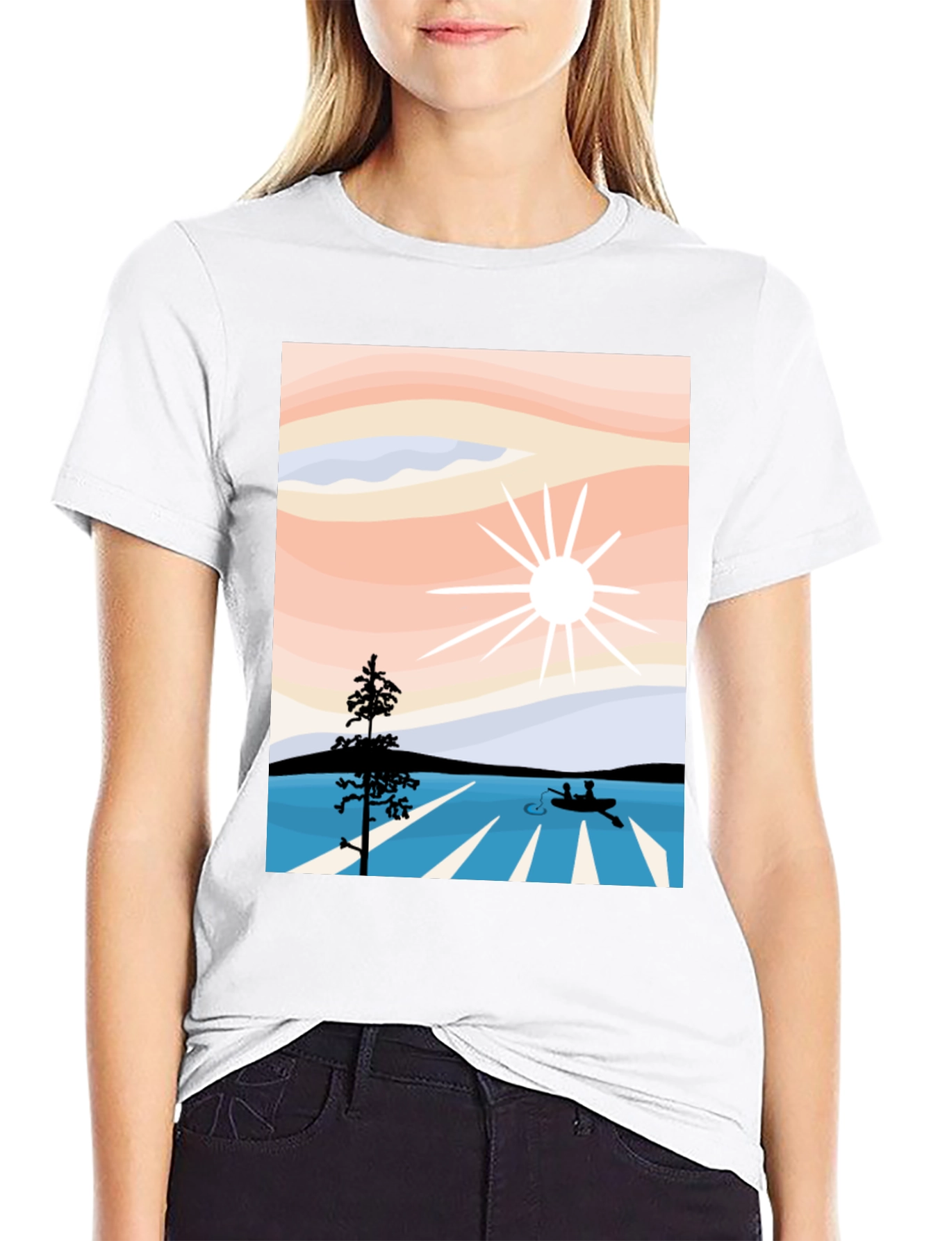 Nature Scenery Graphic T-Shirt