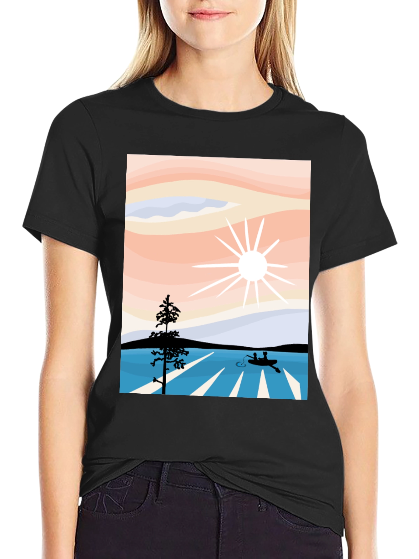 Nature Scenery Graphic T-Shirt