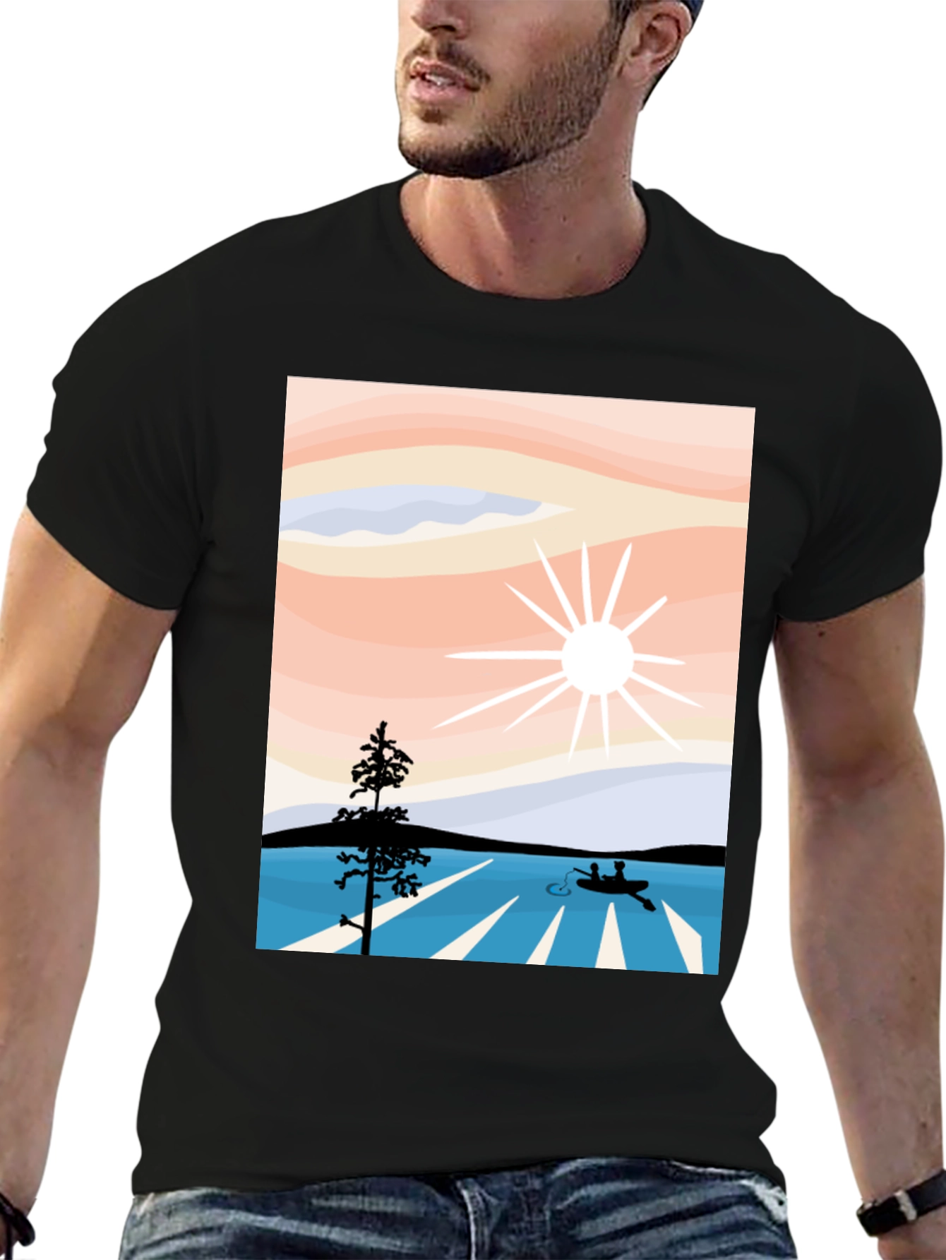 Nature Scenery Graphic T-Shirt