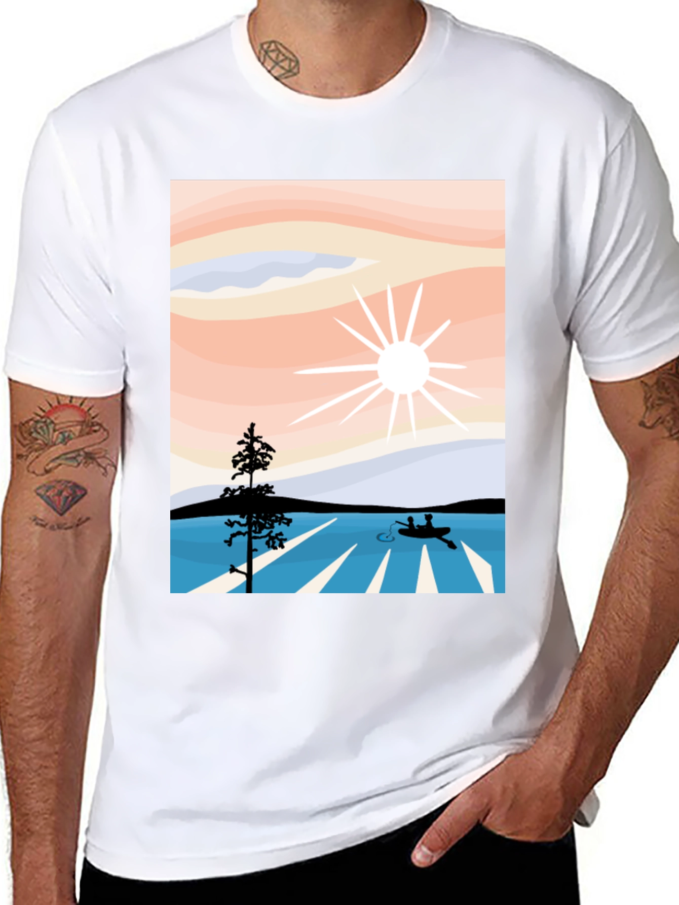 Nature Scenery Graphic T-Shirt