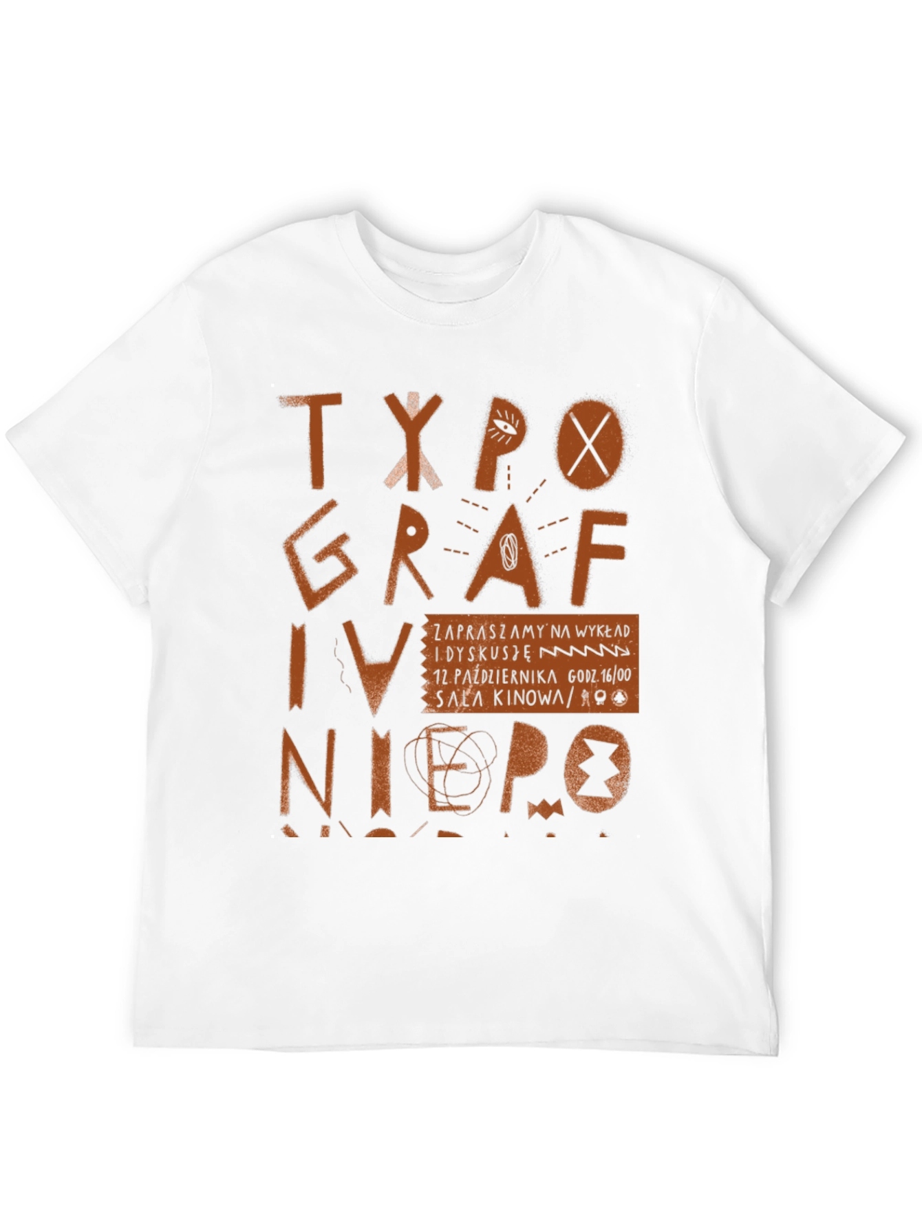 Typography Art Black Graphic Tee