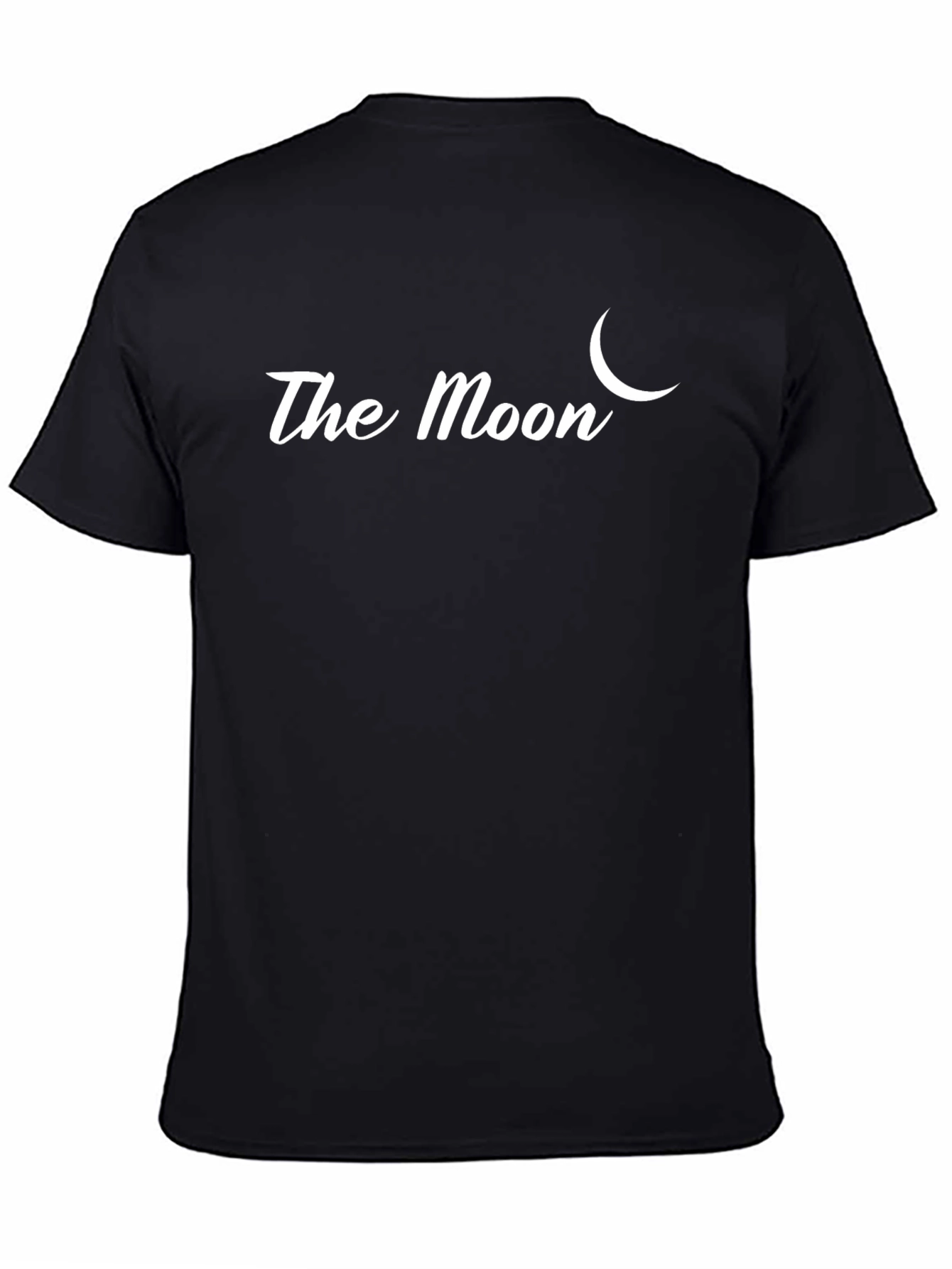 The Moon Graphic Tee - Stylish Black T-Shirt