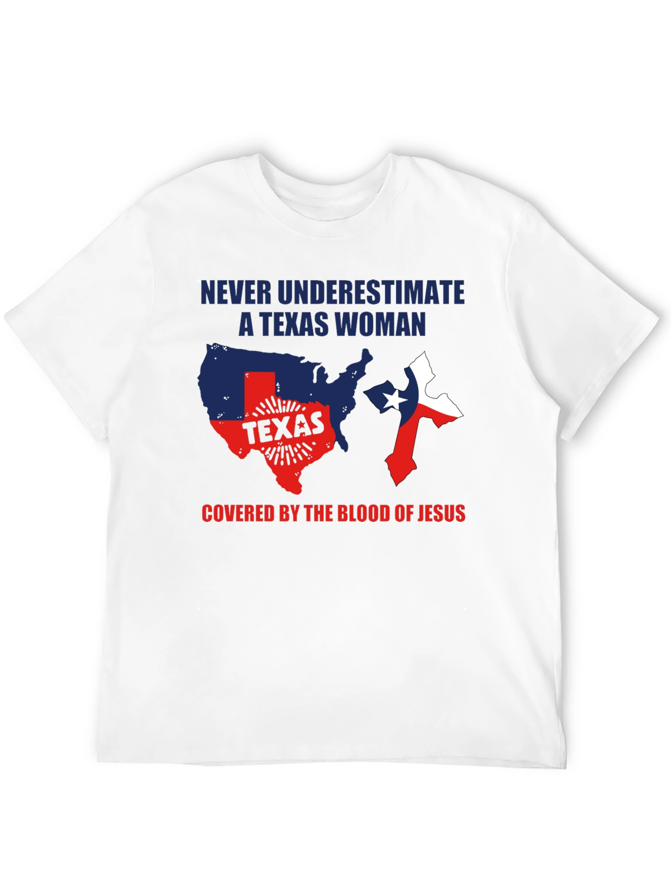Texas Woman Jesus Graphic T-Shirt