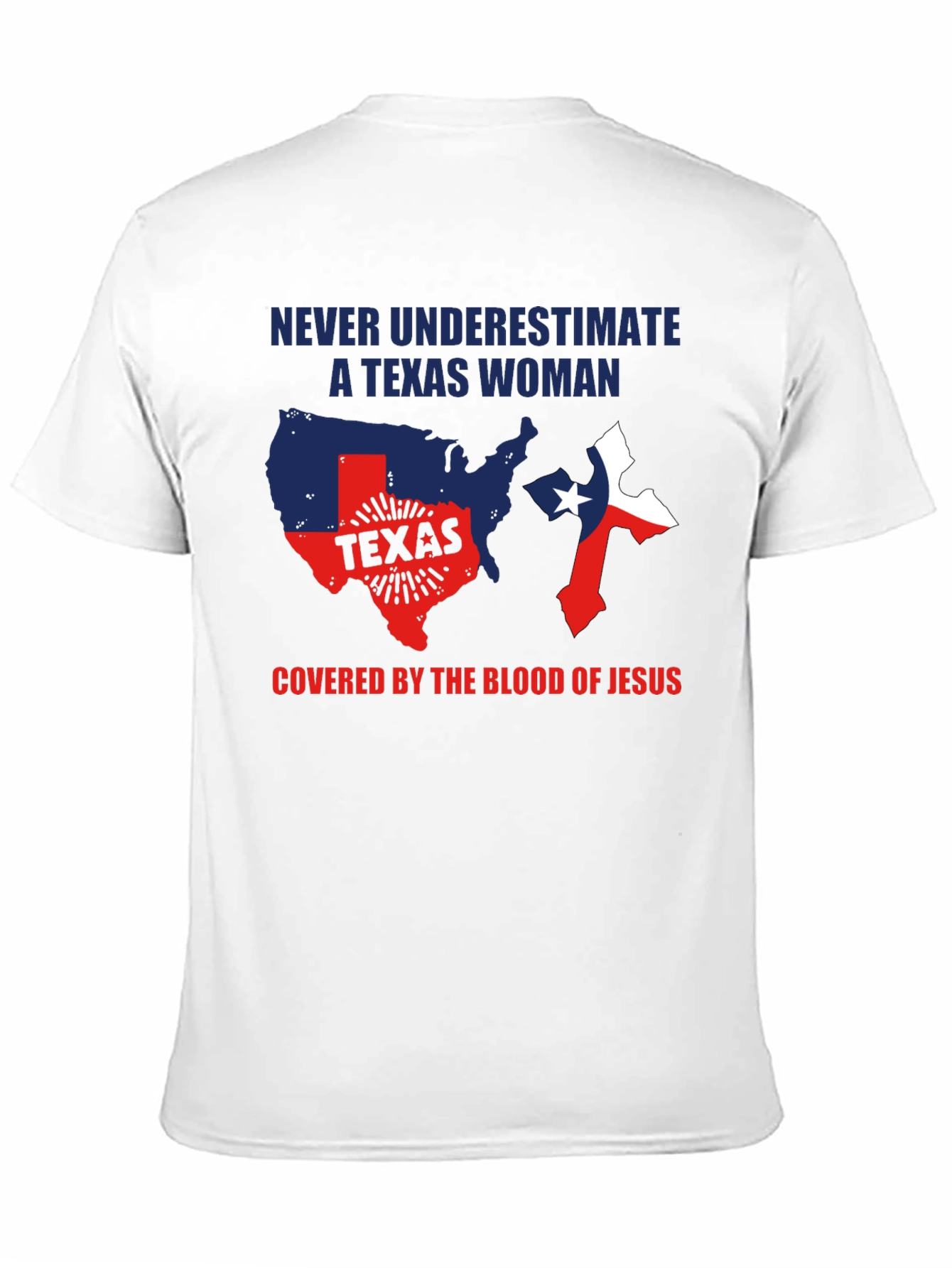 Texas Woman Jesus Graphic T-Shirt