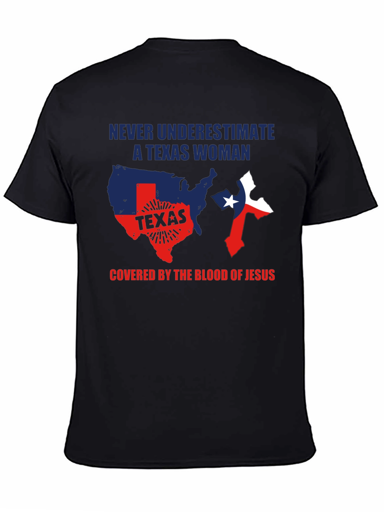 Texas Woman Jesus Graphic T-Shirt