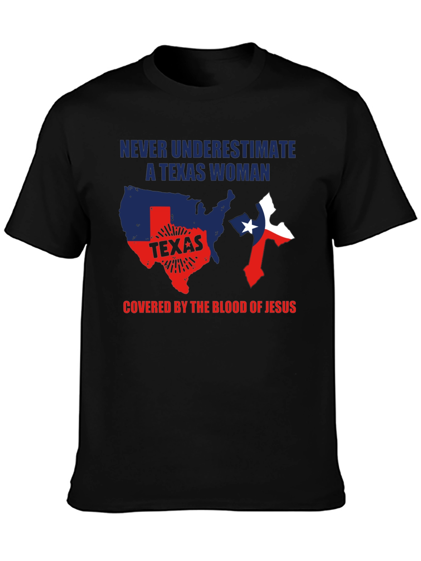 Texas Woman Jesus Graphic T-Shirt