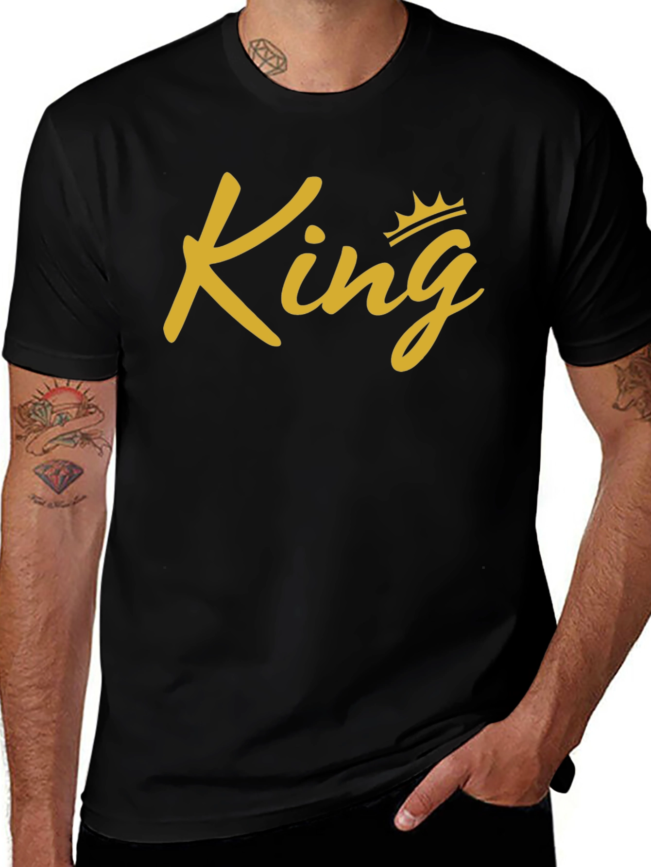 King Graphic Tee - Stylish Mens T-Shirt