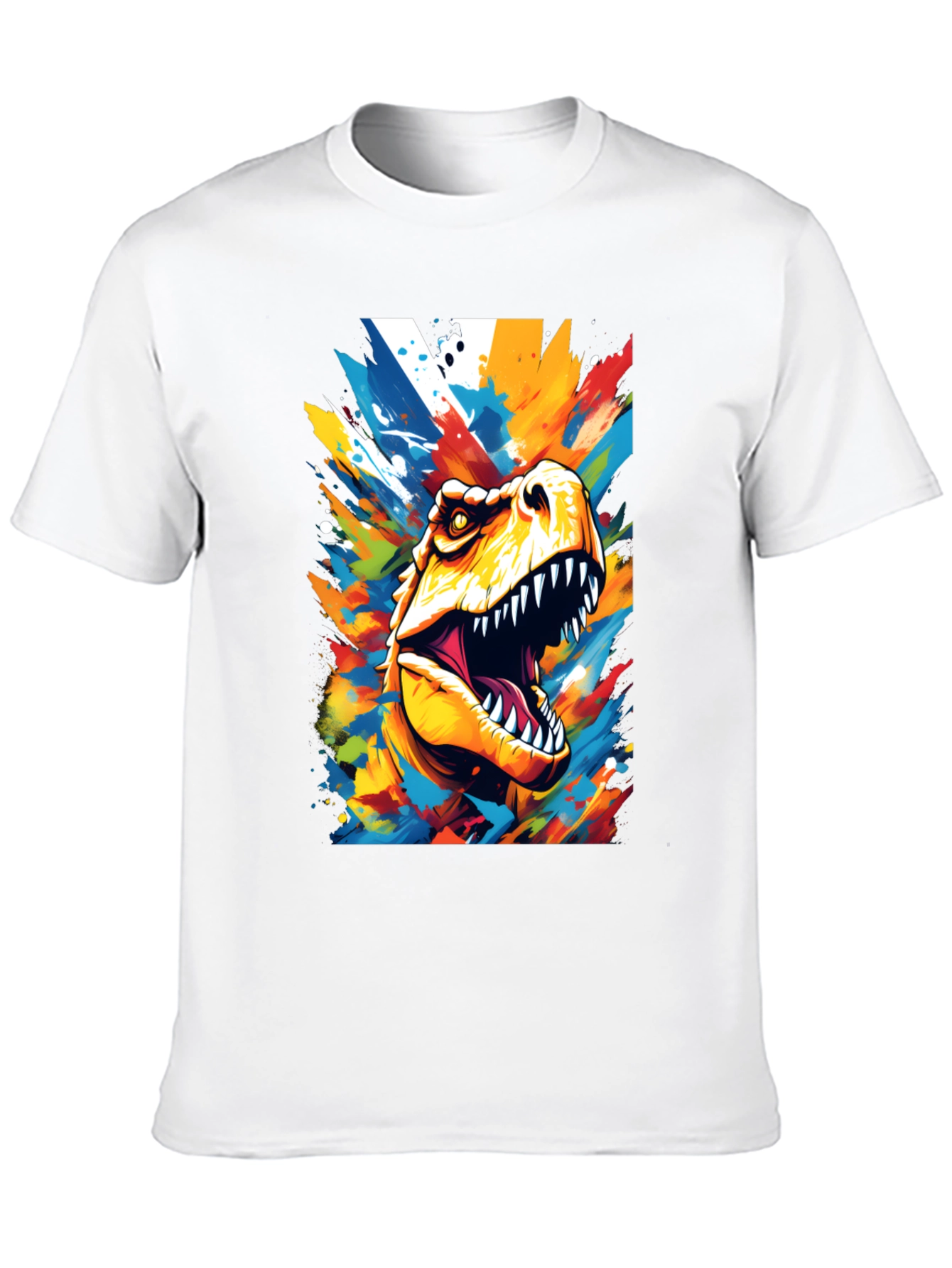 Colorful Dinosaur Graphic Tee