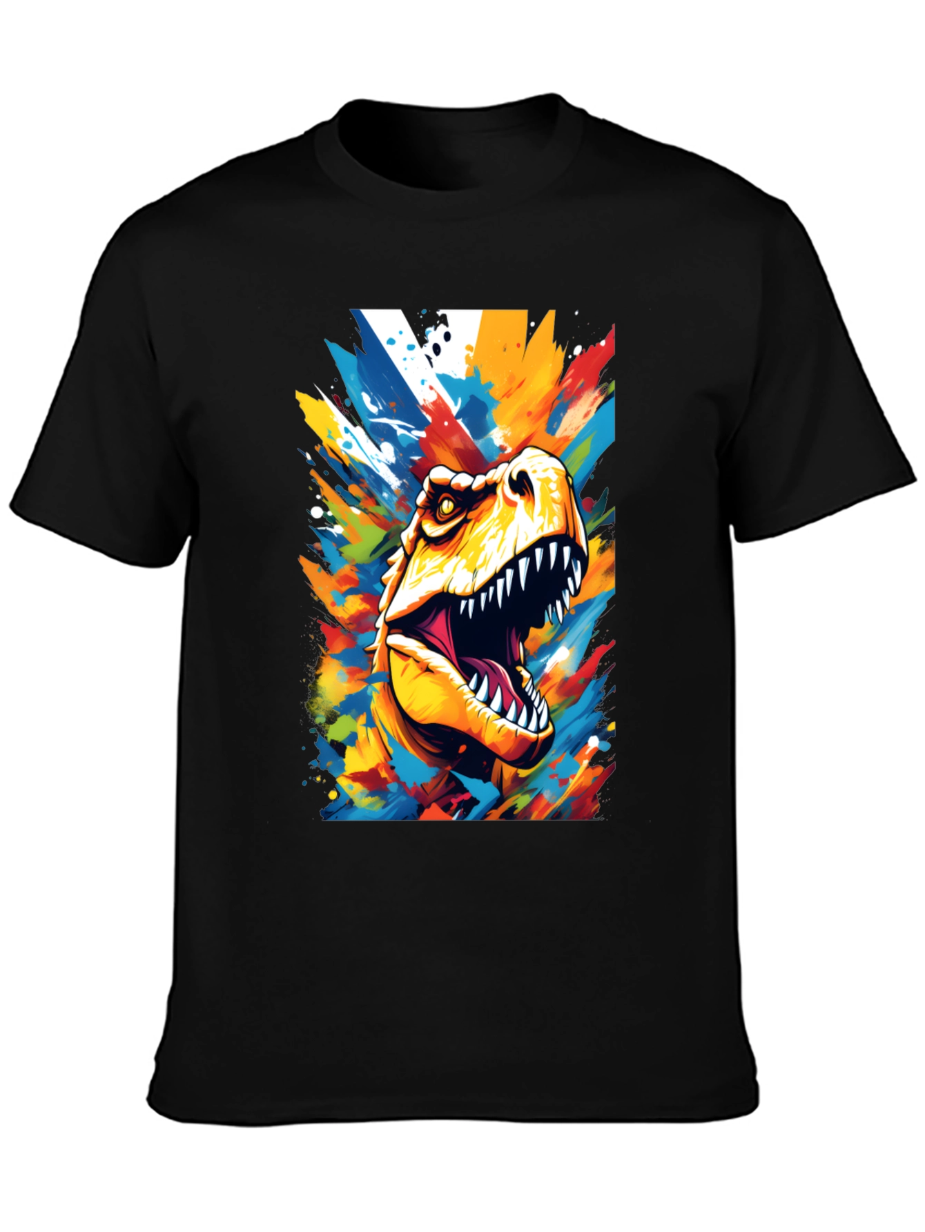 Colorful Dinosaur Graphic Tee