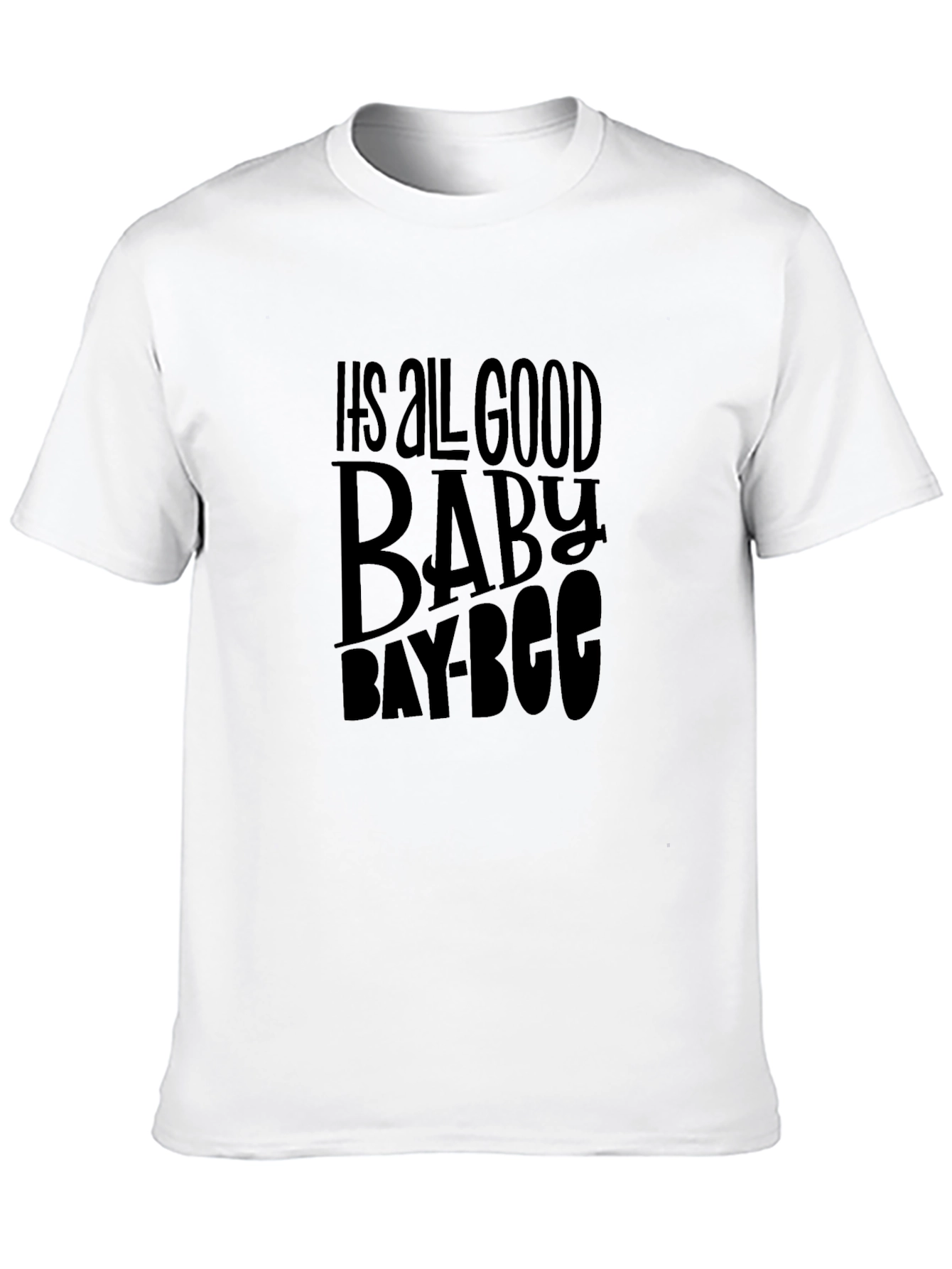 Its All Good Baby Bay-Bee Black Graphic Tee