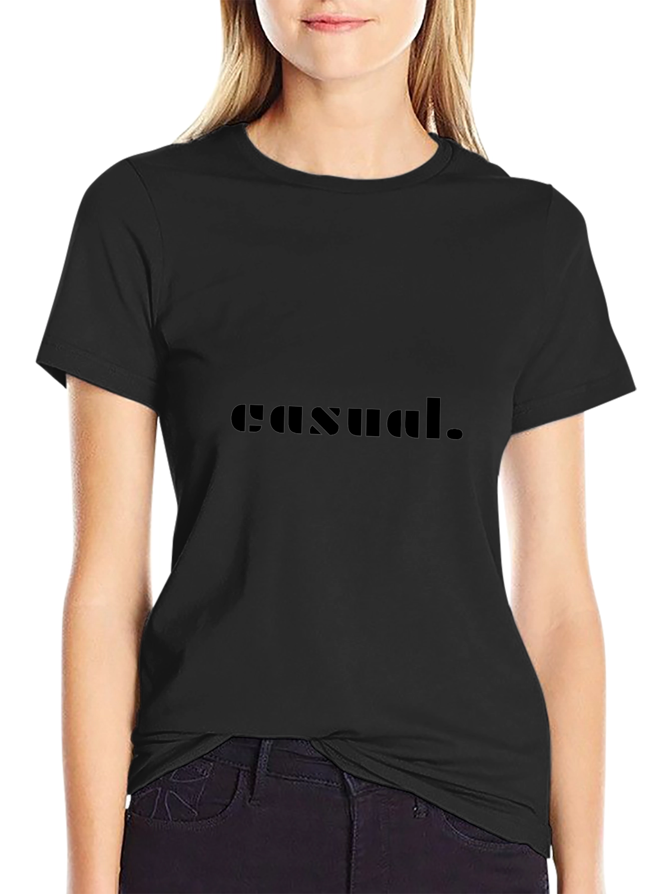 Casual Black T-Shirt