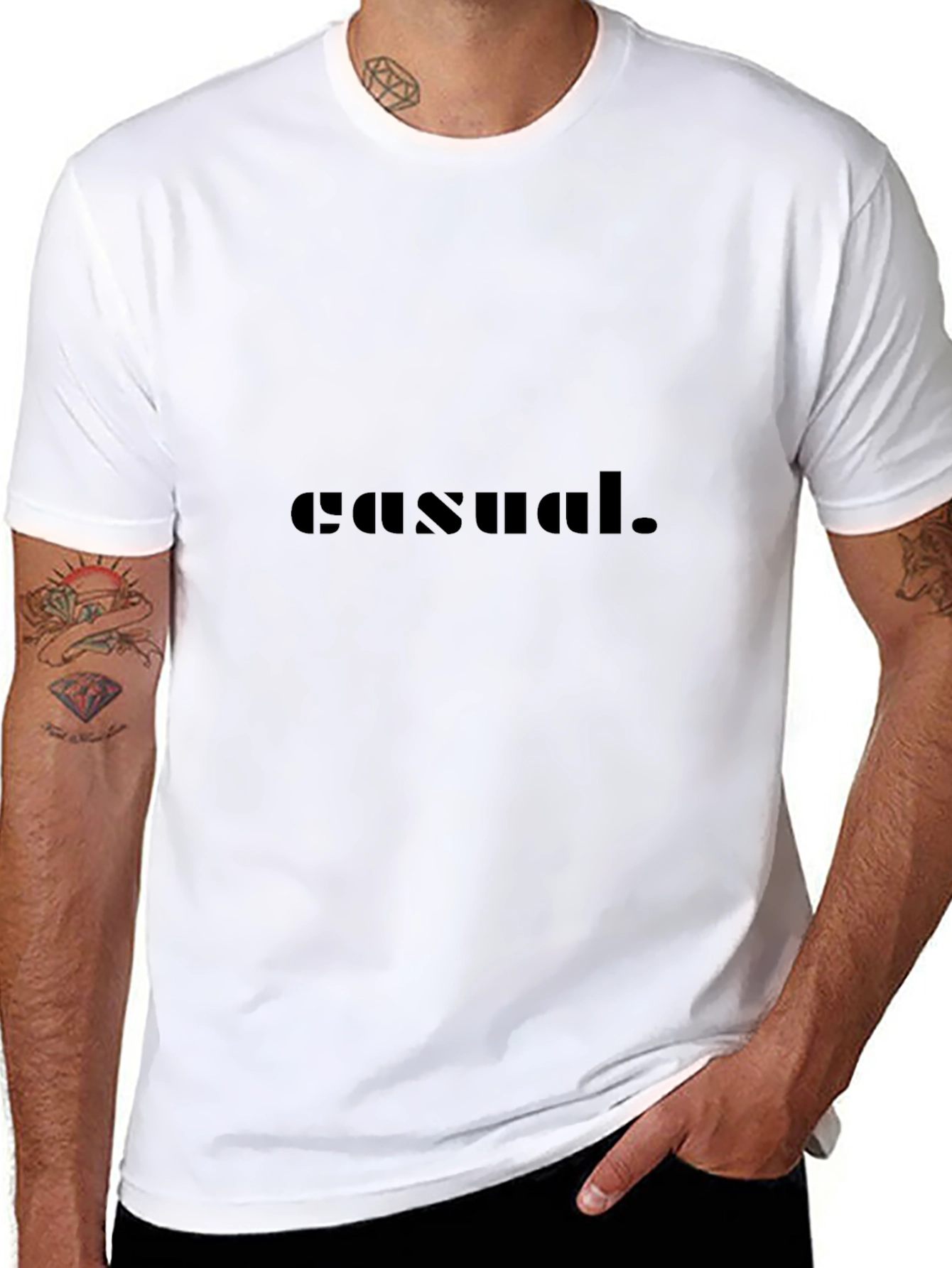Casual Black T-Shirt