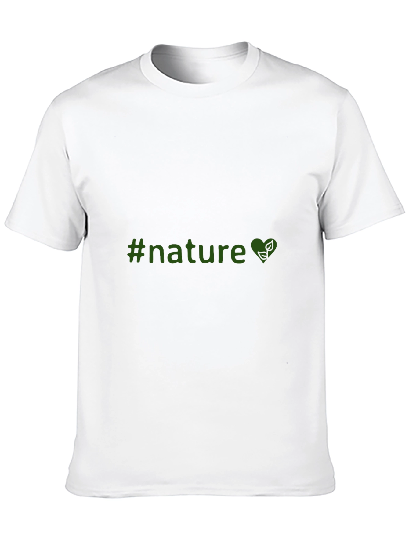 Nature Graphic Tee - Black Cotton Blend