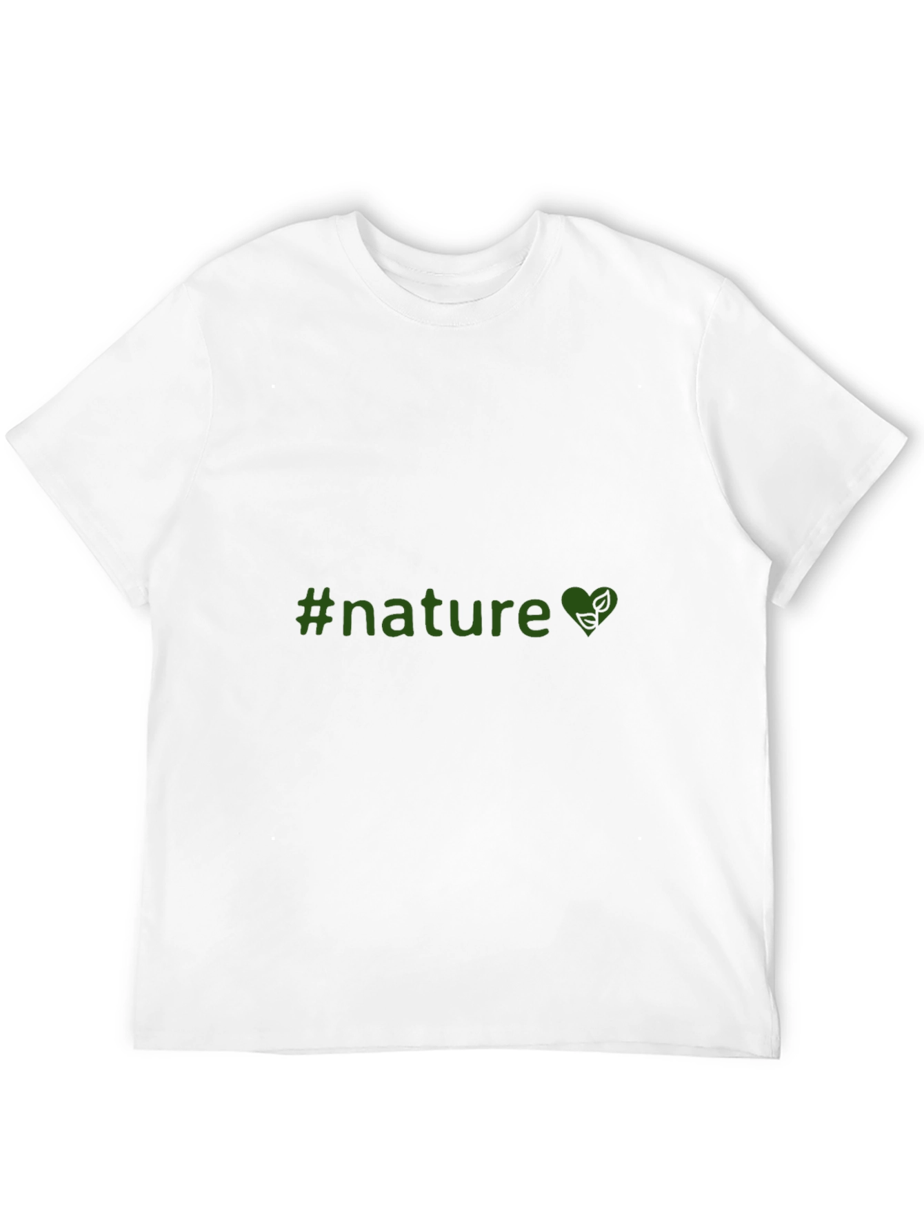 Nature Graphic Tee - Black Cotton Blend