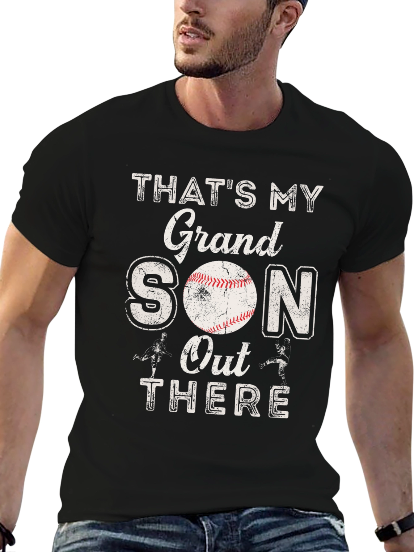 Grandson Baseball T-Shirt - Proud Grandparent Gift