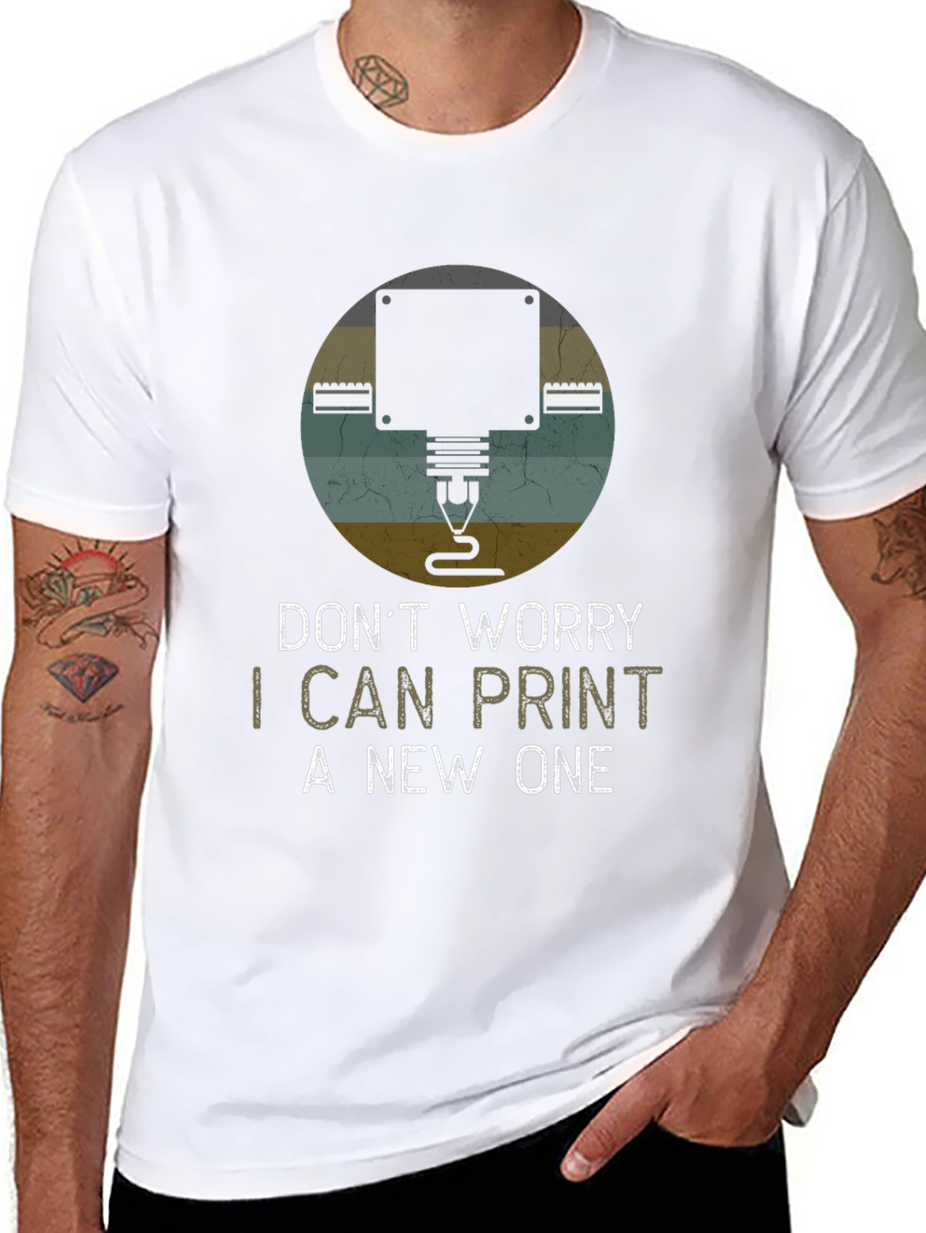 I Can Print A New One 3D Printing T-Shirt