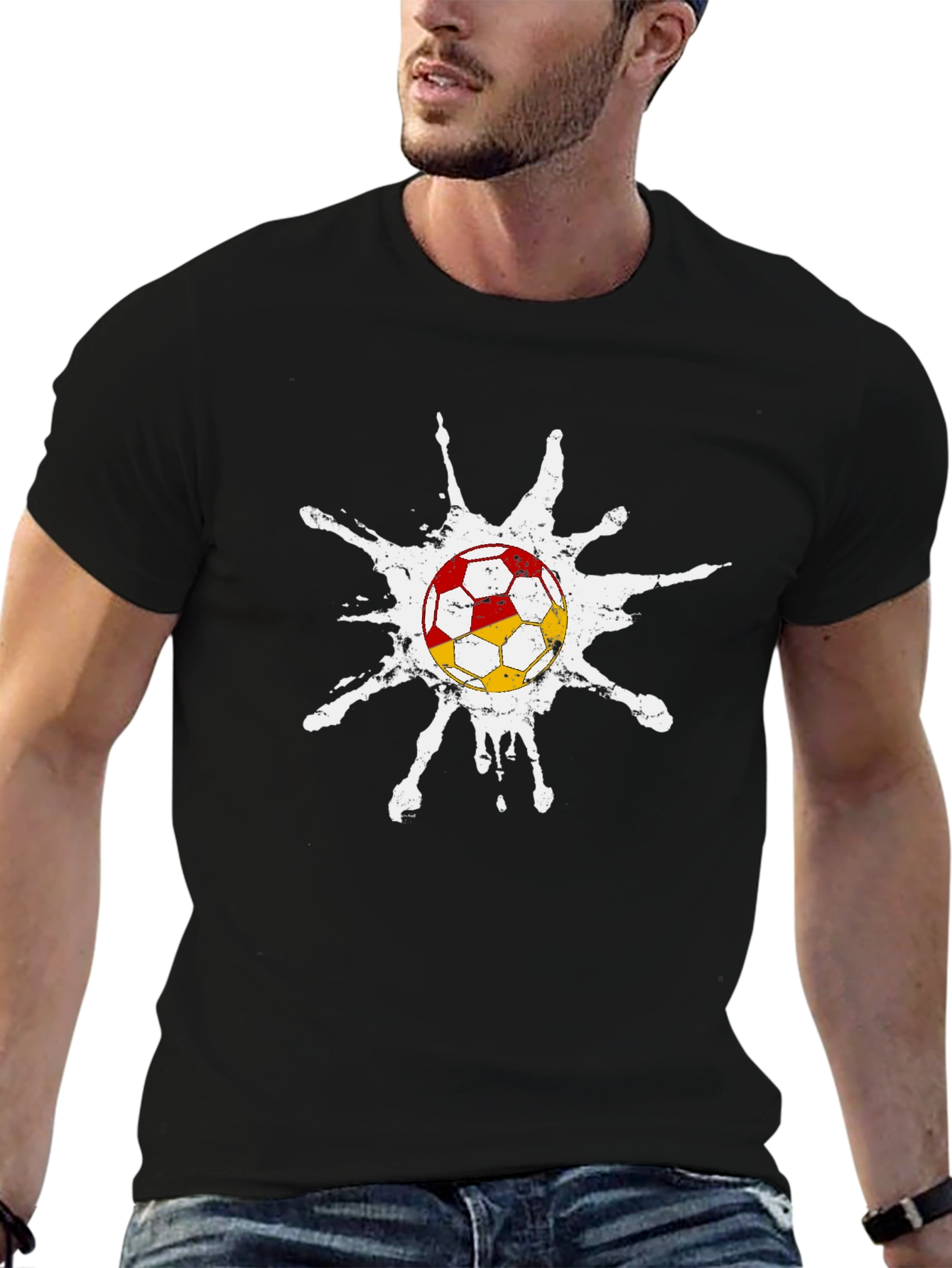Soccer Splash T-Shirt - Unique Graphic Tee
