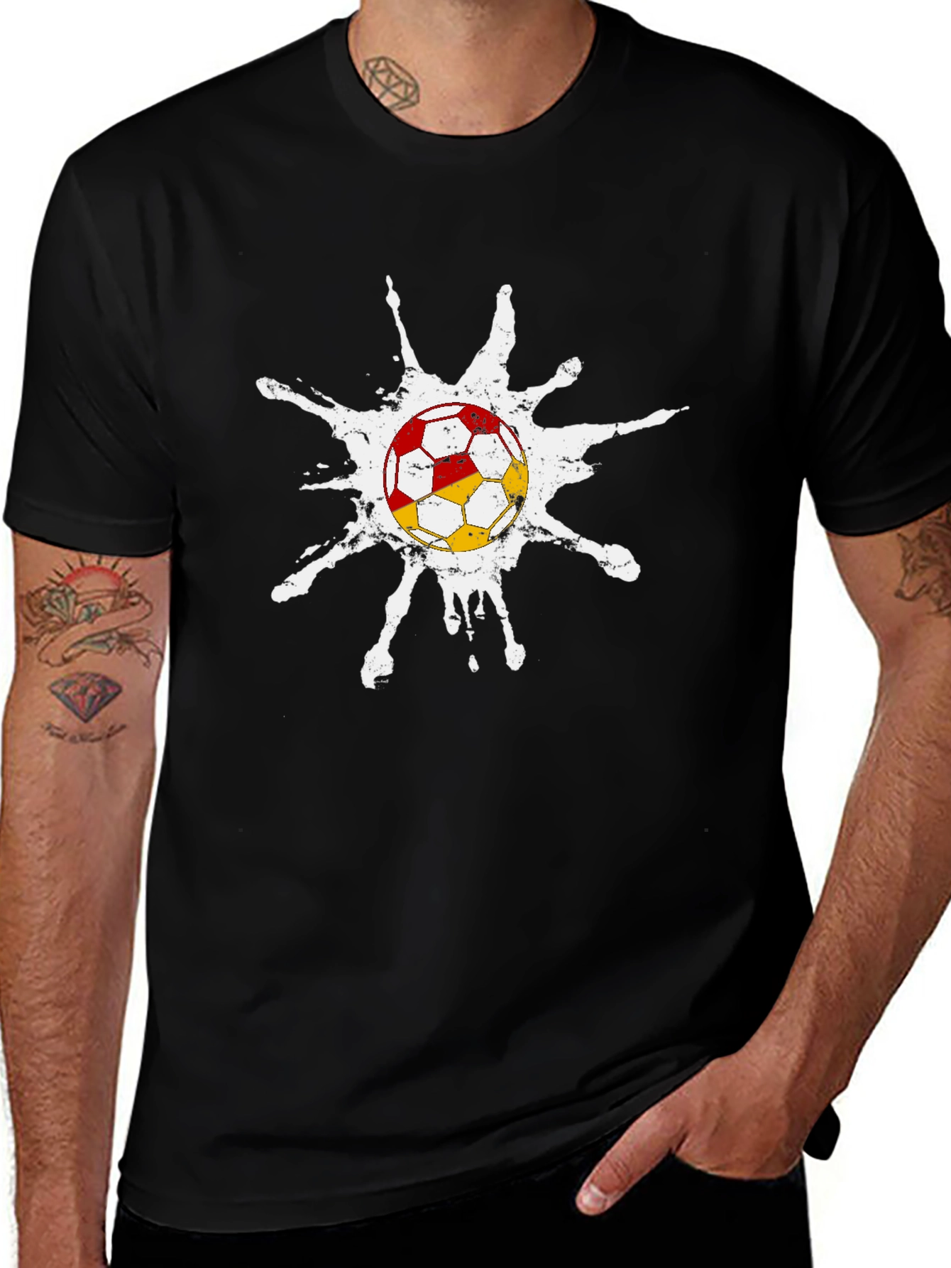 Soccer Splash T-Shirt - Unique Graphic Tee