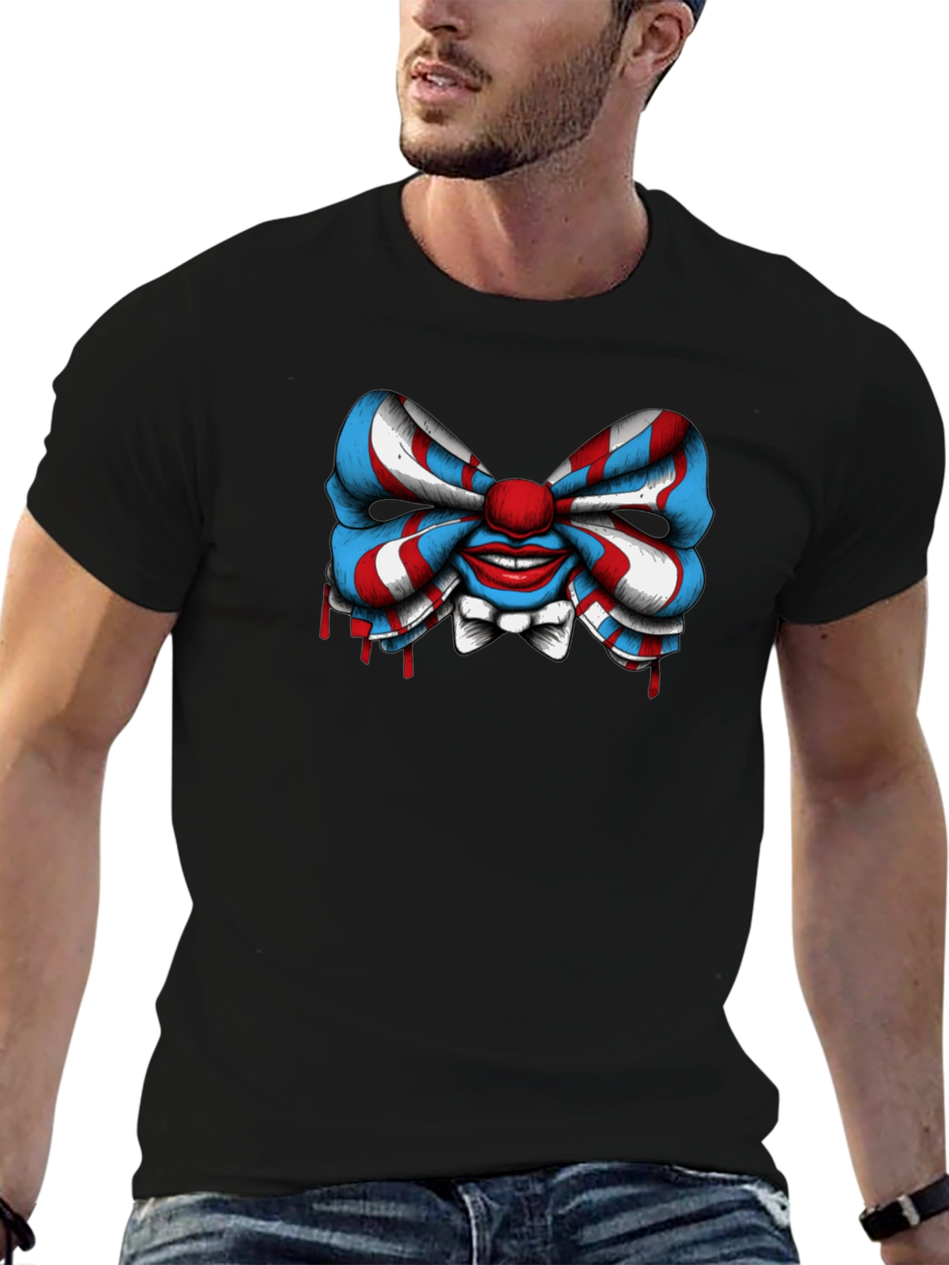 Clown Bowtie Graphic Tee