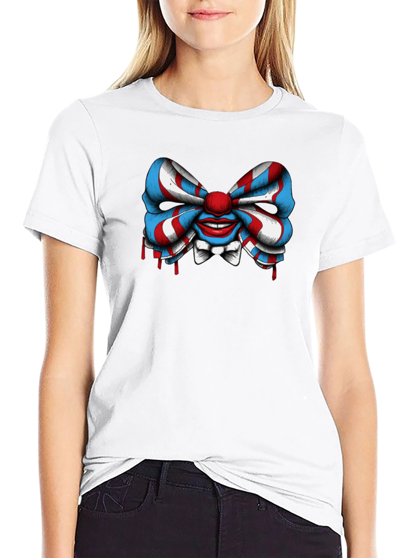 Clown Bowtie Graphic Tee