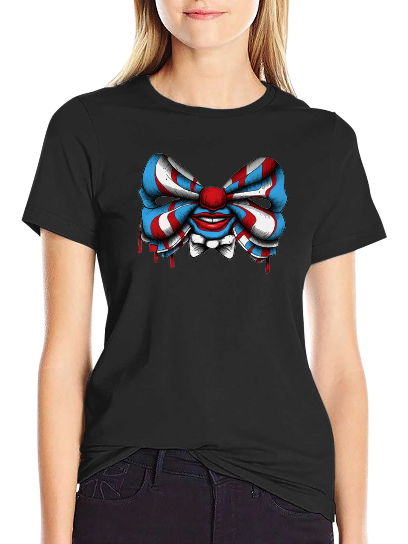 Clown Bowtie Graphic Tee