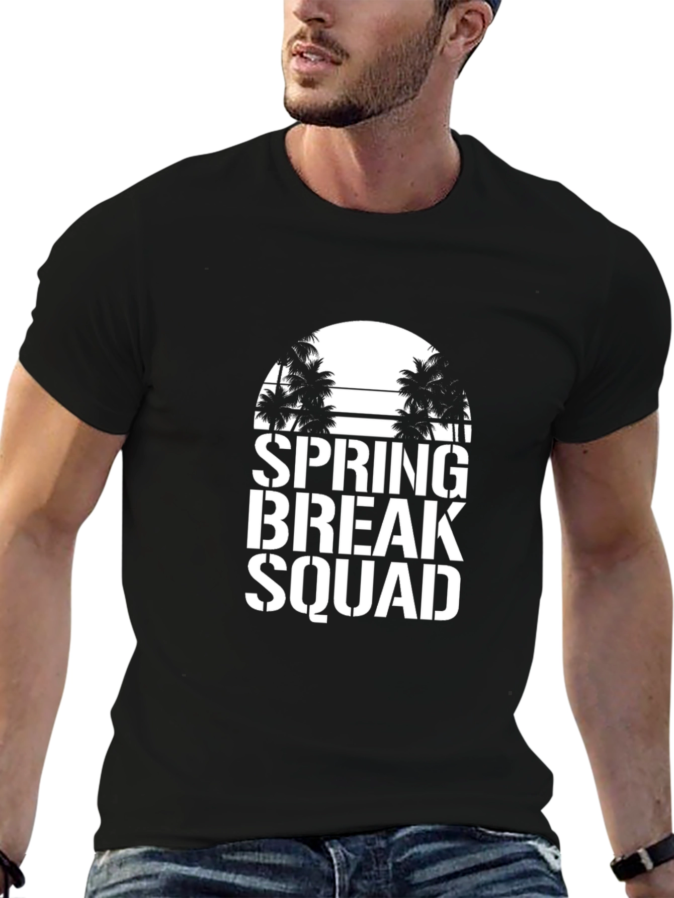 Spring Break Squad Black T-Shirt
