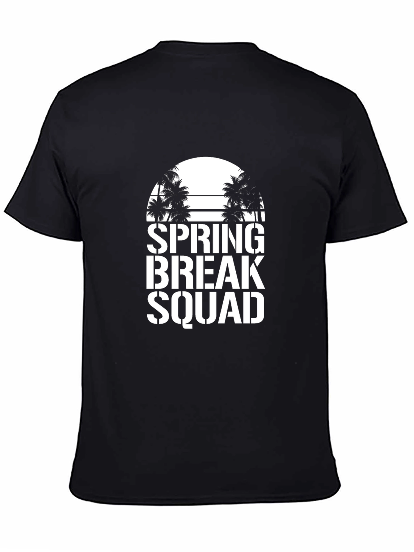 Spring Break Squad Black T-Shirt