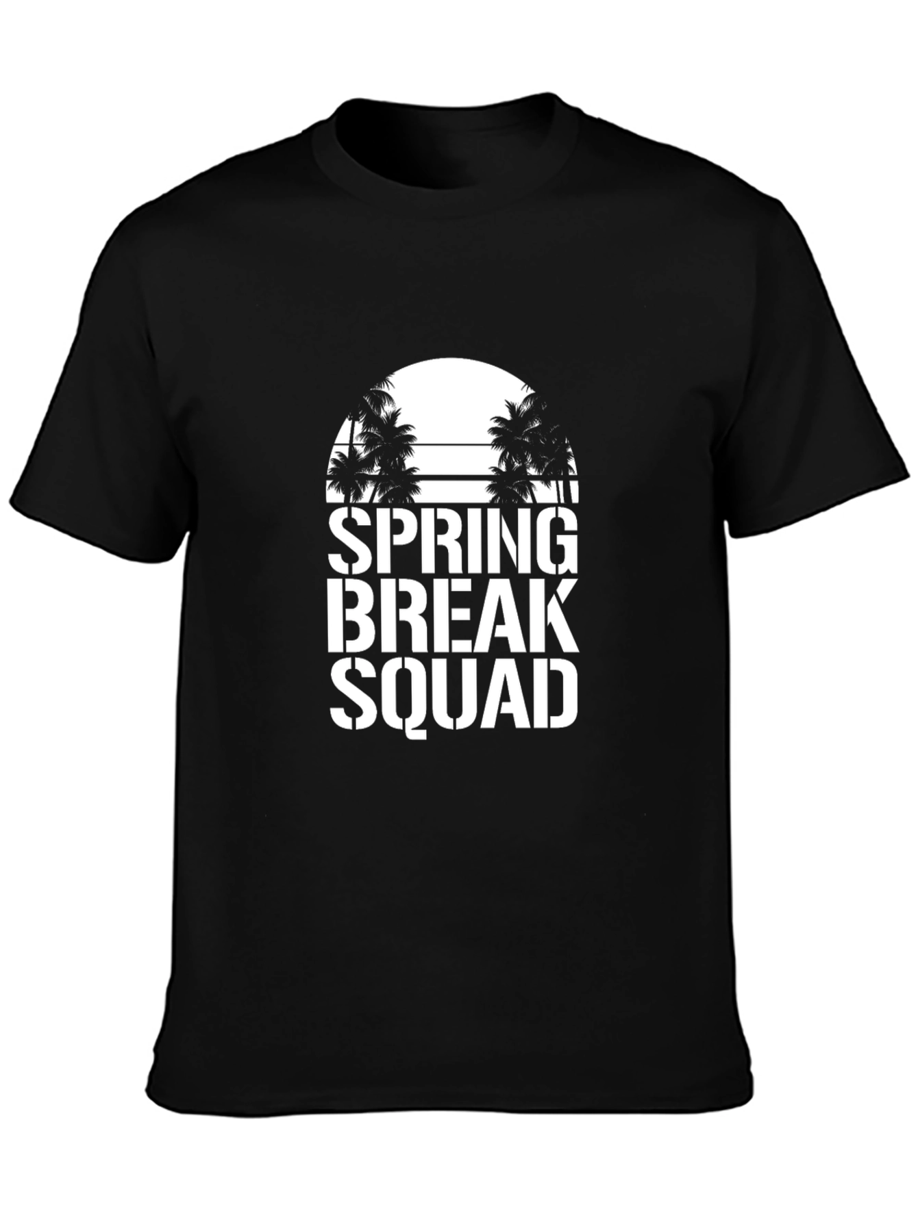 Spring Break Squad Black T-Shirt