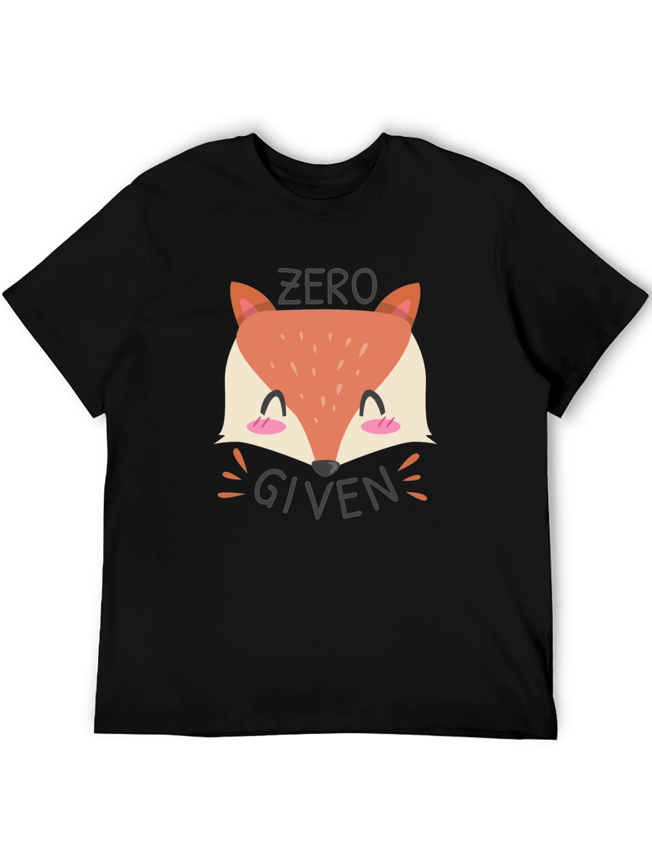 Zero Fox Given Black Graphic Tee Shirt