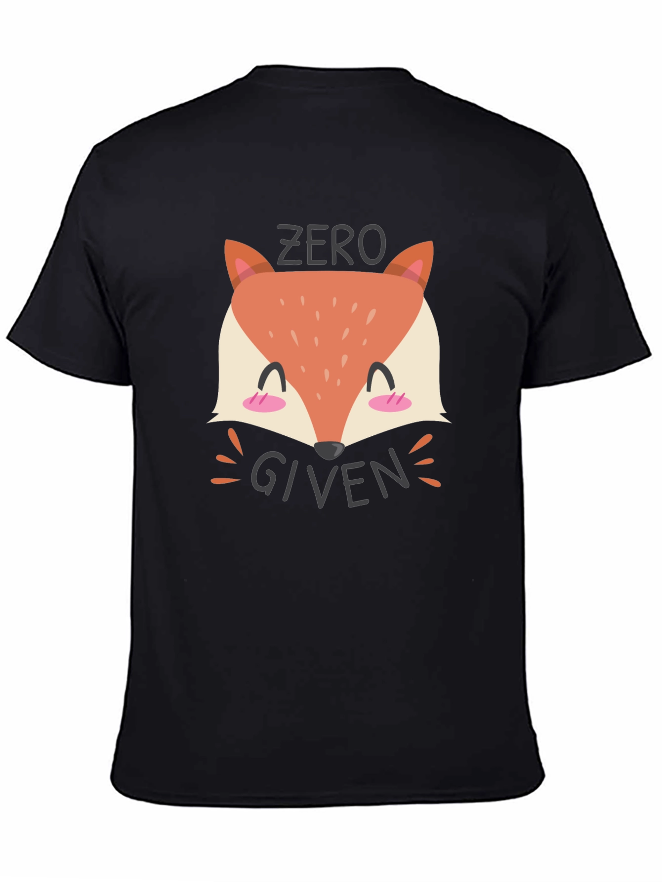 Zero Fox Given Black Graphic Tee Shirt