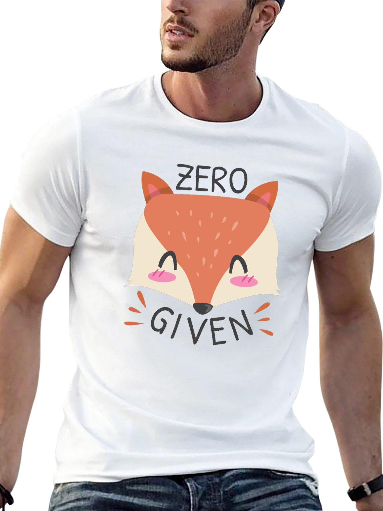 Zero Fox Given Black Graphic Tee Shirt