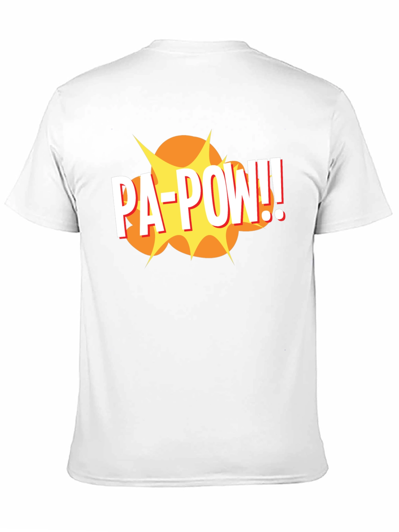 PA-POW!! Graphic T-Shirt - Black Comic Book Style Tee