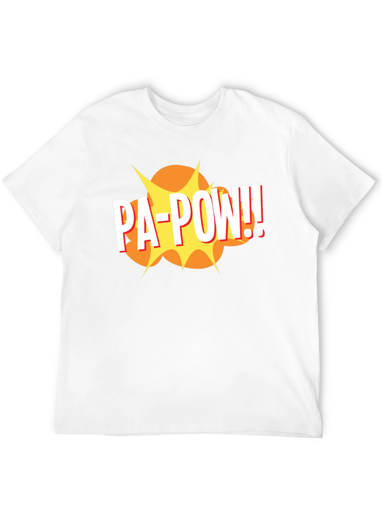 PA-POW!! Graphic T-Shirt - Black Comic Book Style Tee
