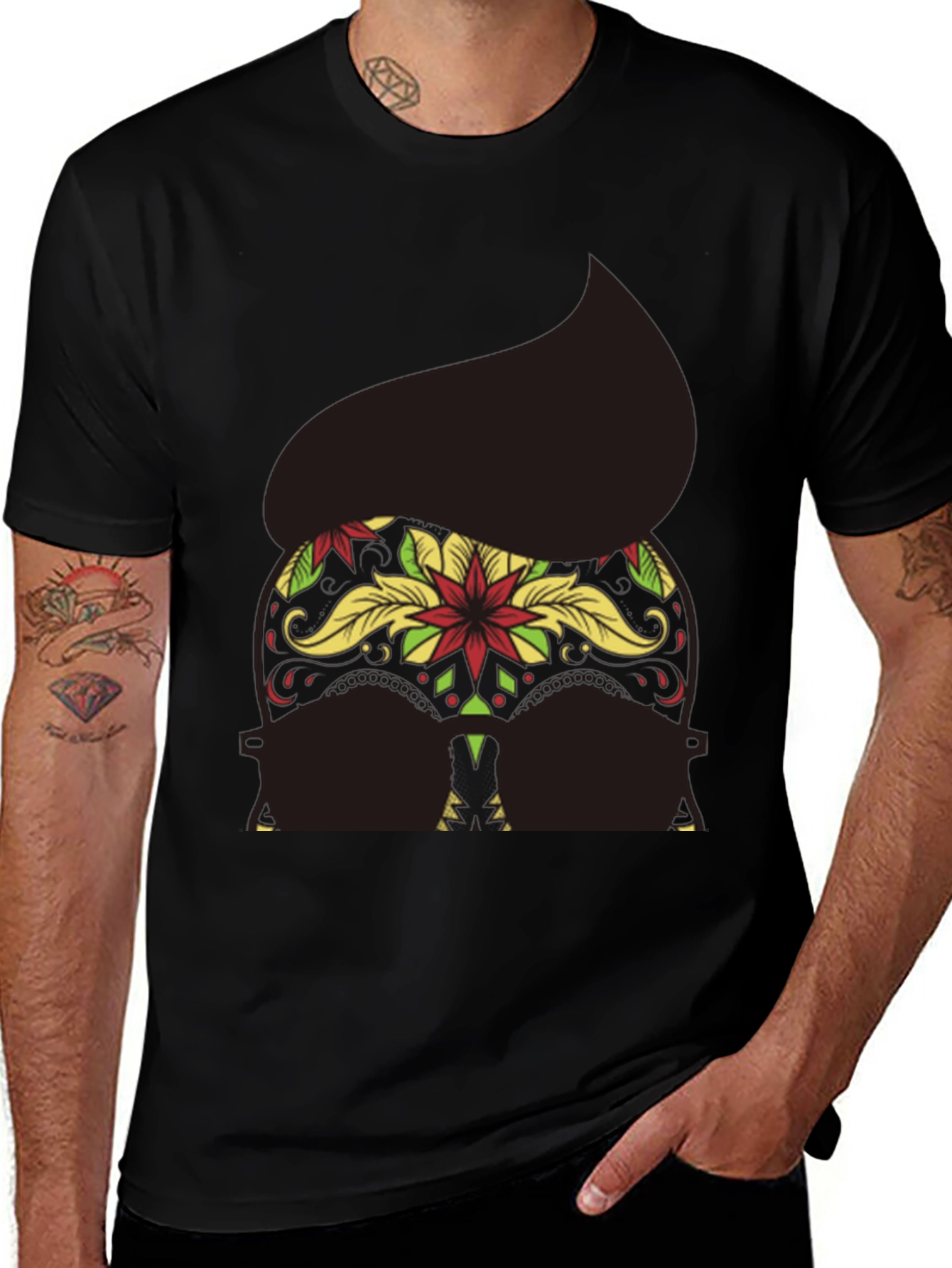 Sugar Skull Black T-Shirt