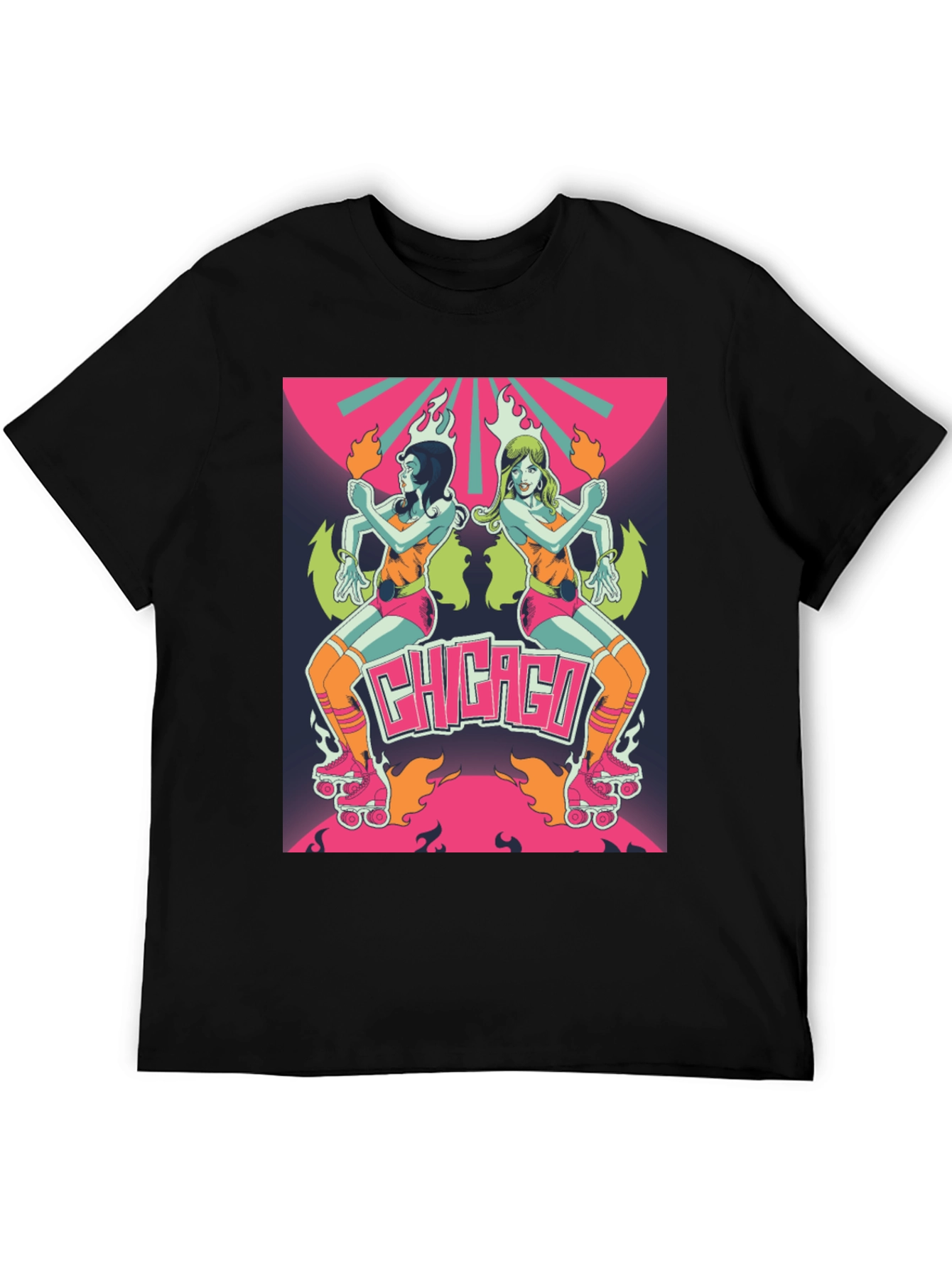 Retro Chicago Roller Derby Tee