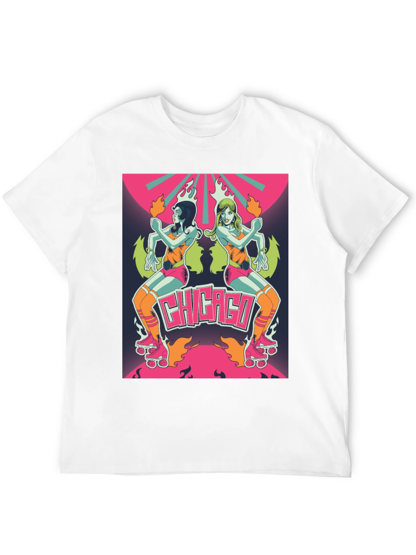 Retro Chicago Roller Derby Tee