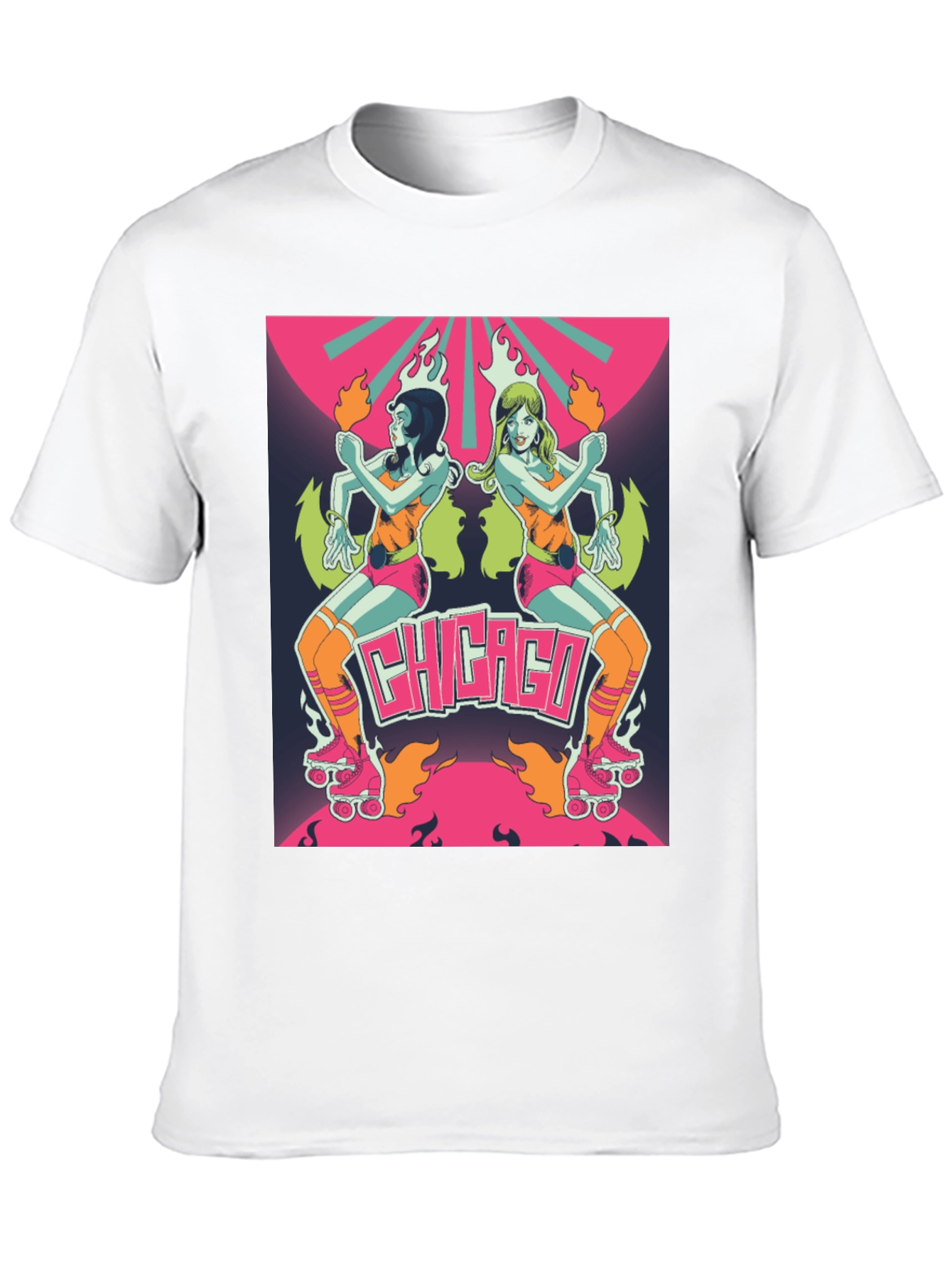 Retro Chicago Roller Derby Tee
