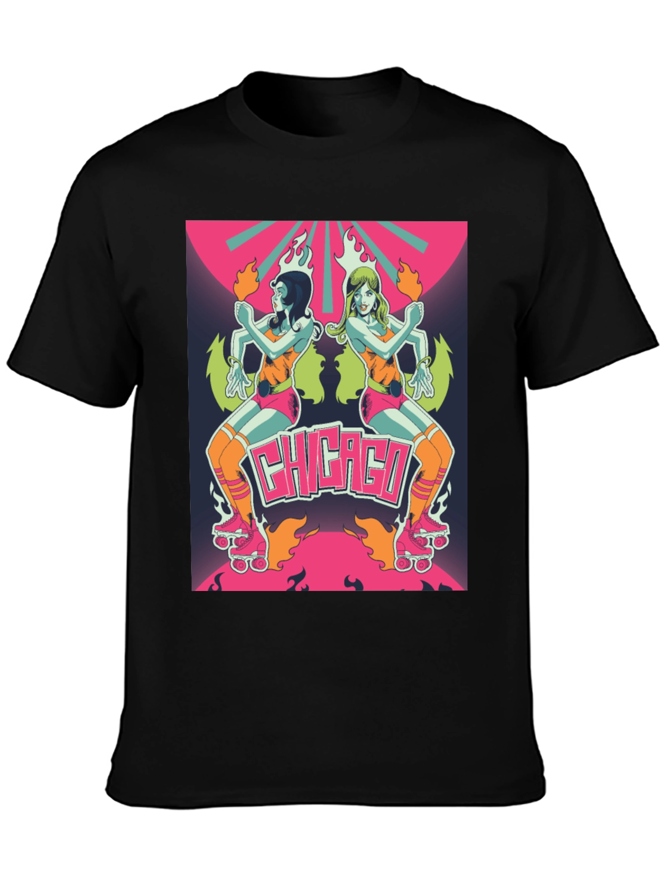Retro Chicago Roller Derby Tee