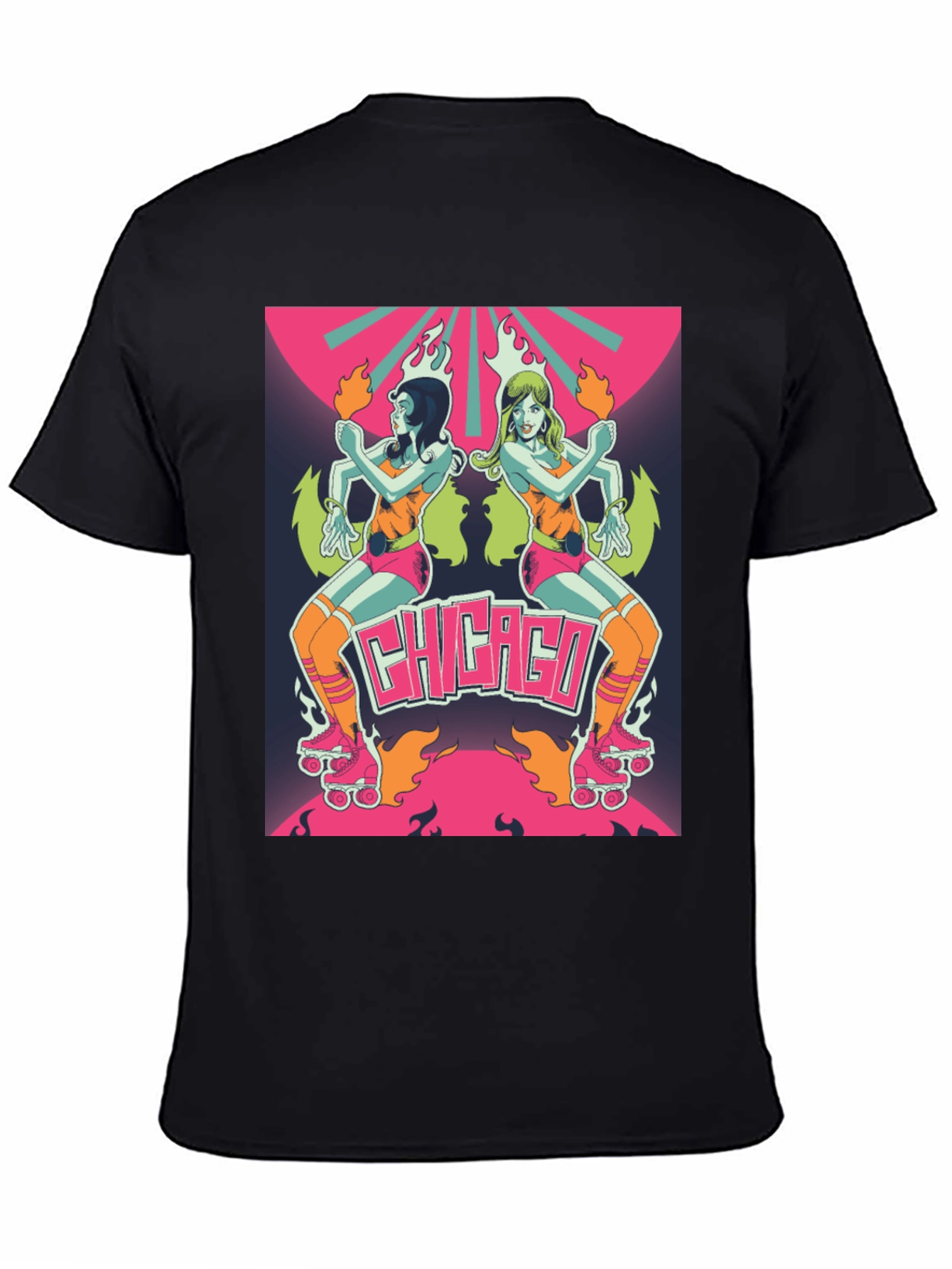 Retro Chicago Roller Derby Tee