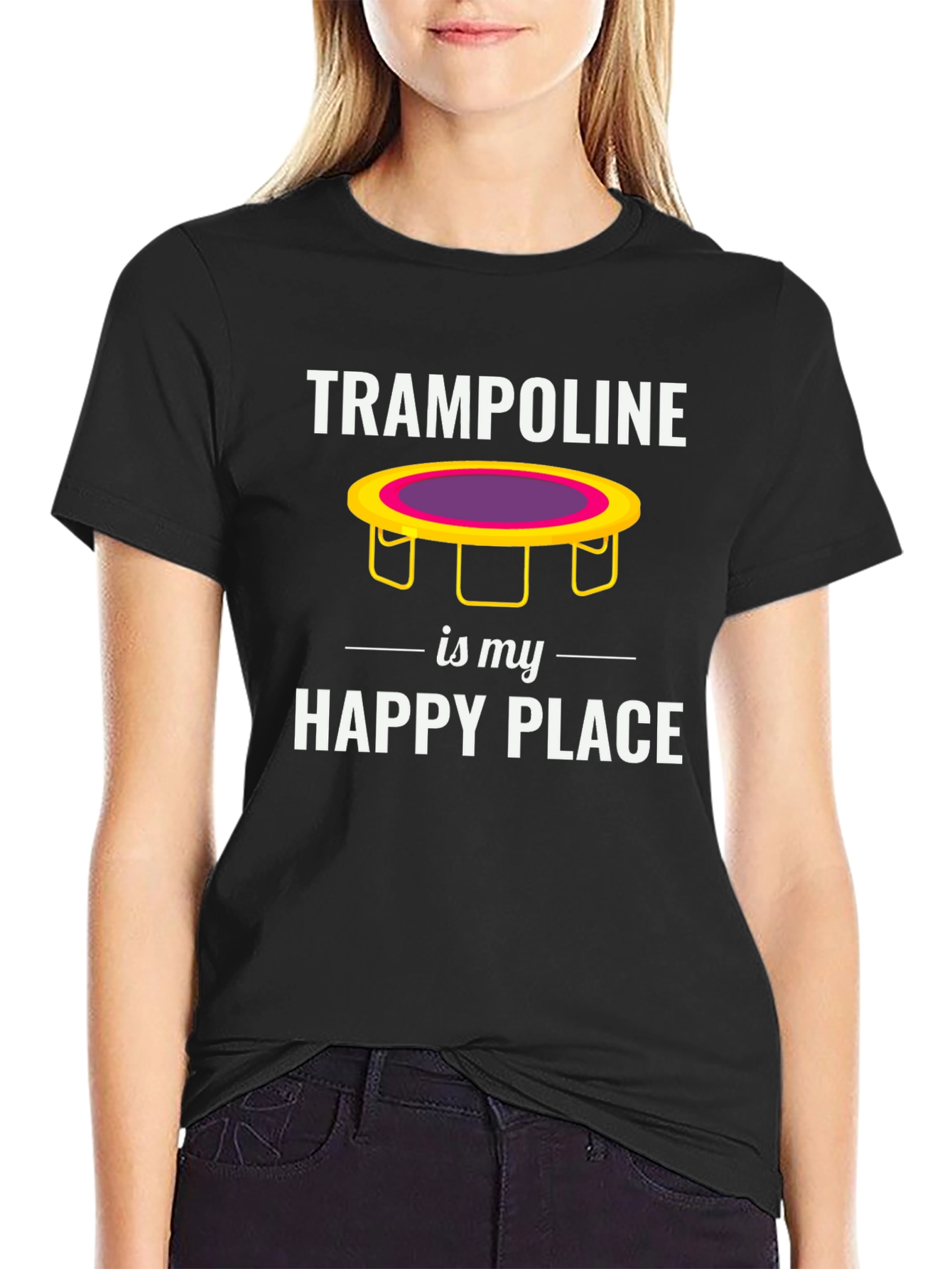 Trampoline Happy Place T-Shirt