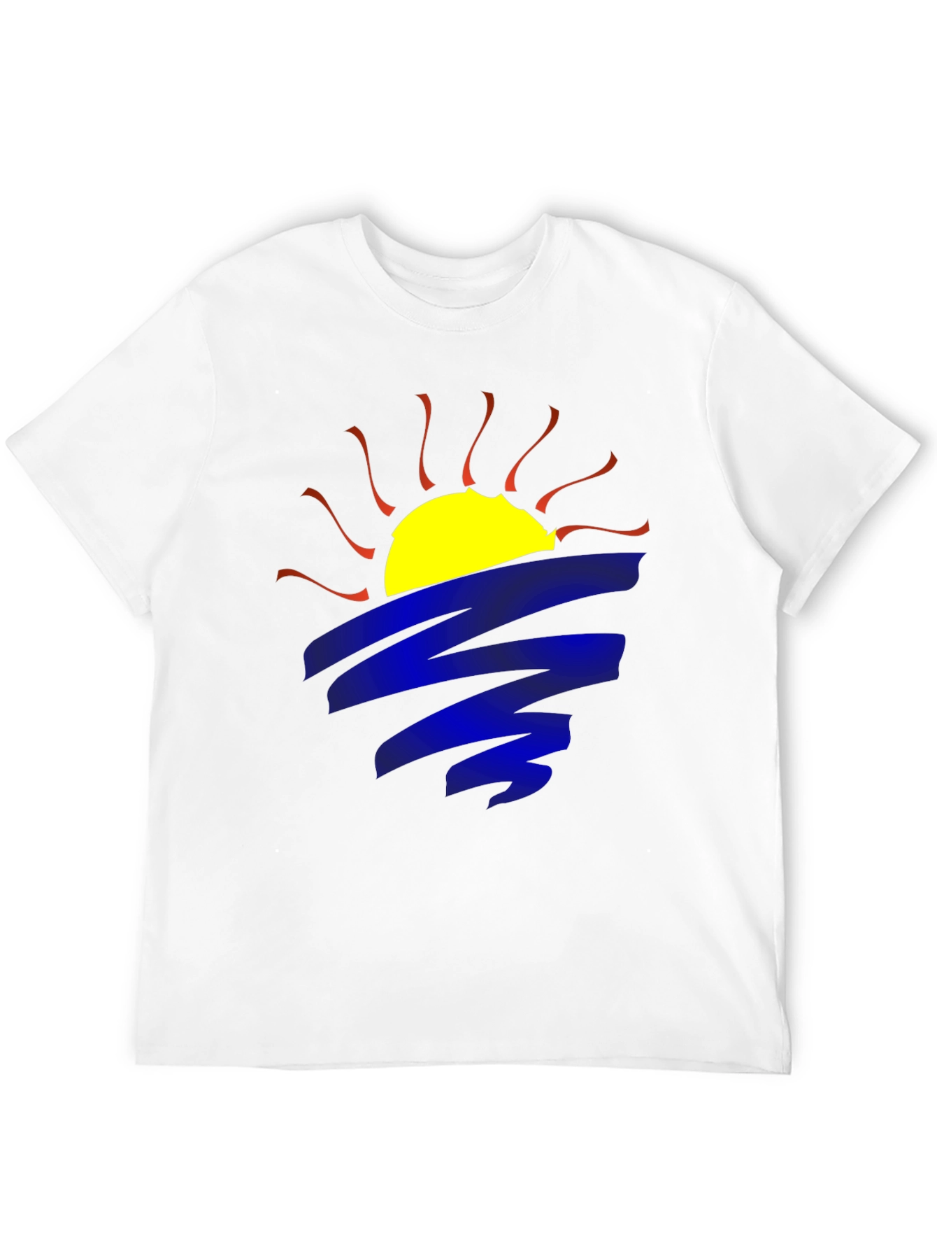 Sunset Graphic Black T-Shirt