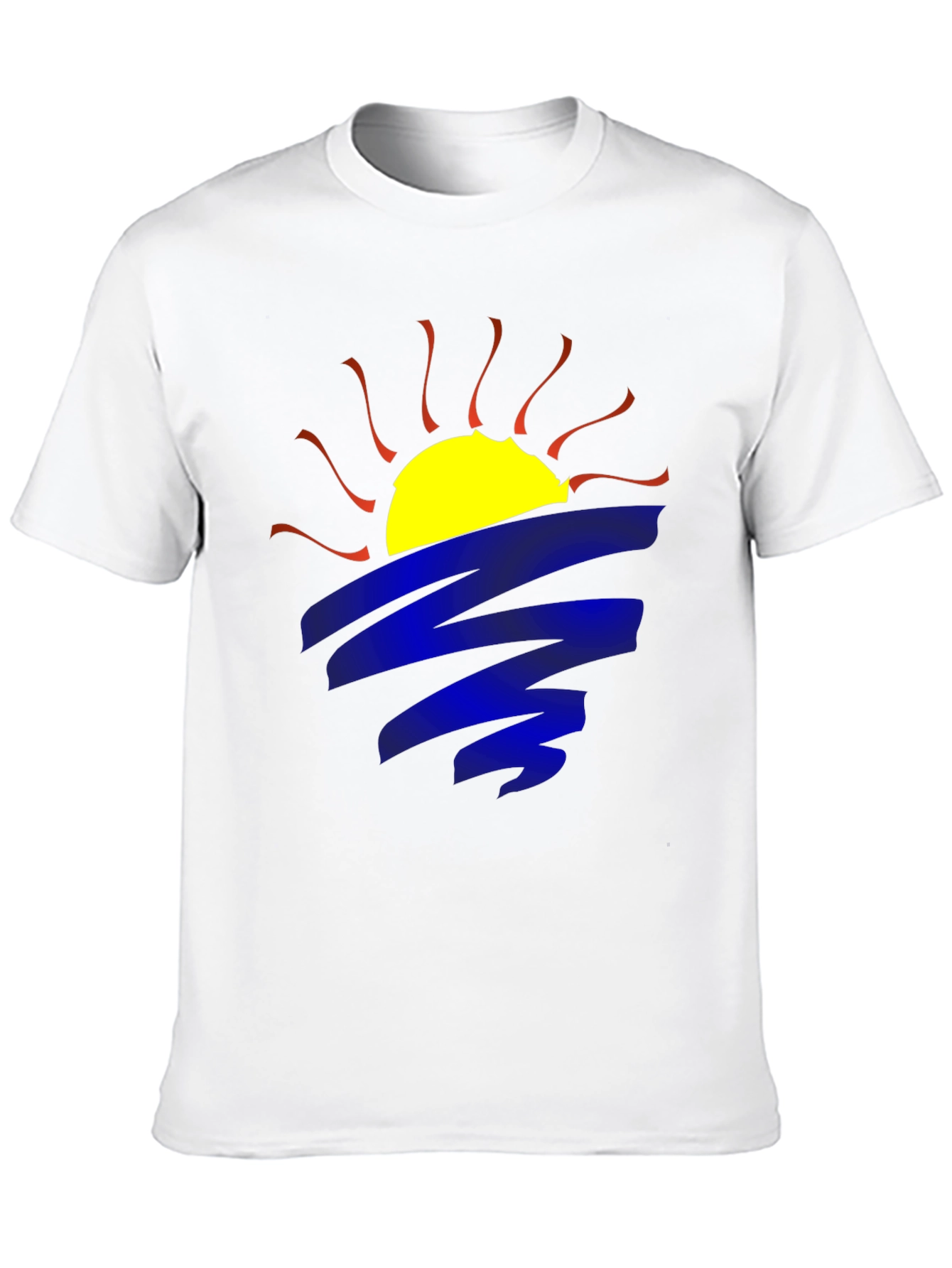 Sunset Graphic Black T-Shirt