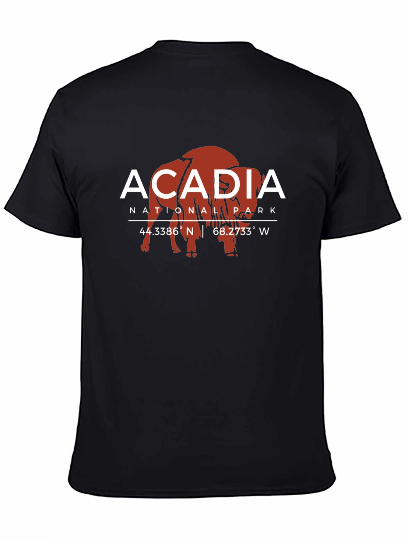 Acadia National Park Bison Graphic Tee