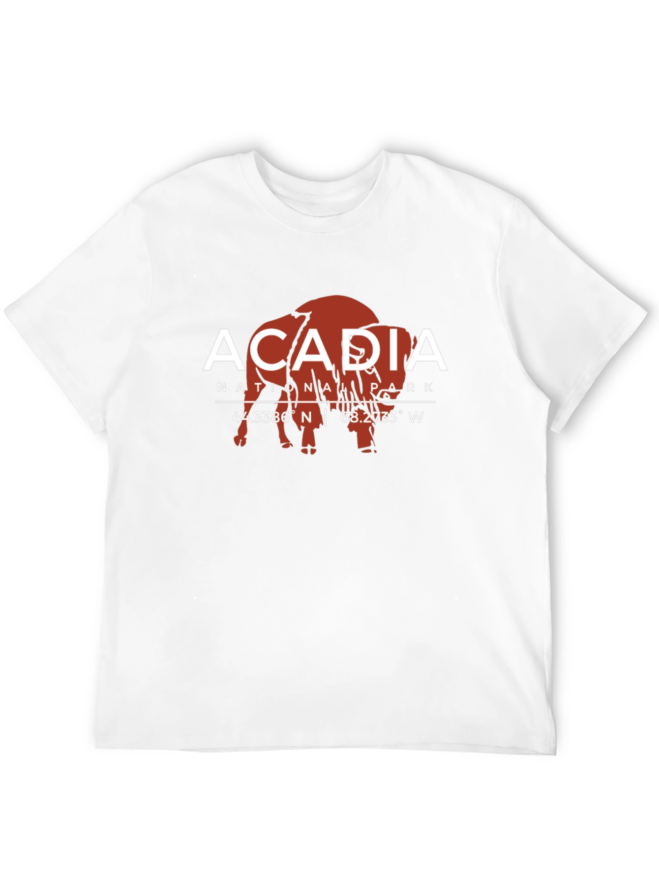 Acadia National Park Bison Graphic Tee