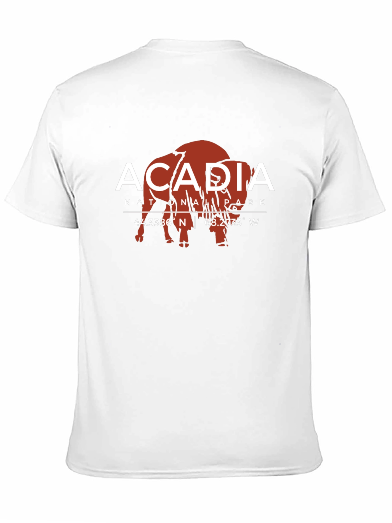 Acadia National Park Bison Graphic Tee